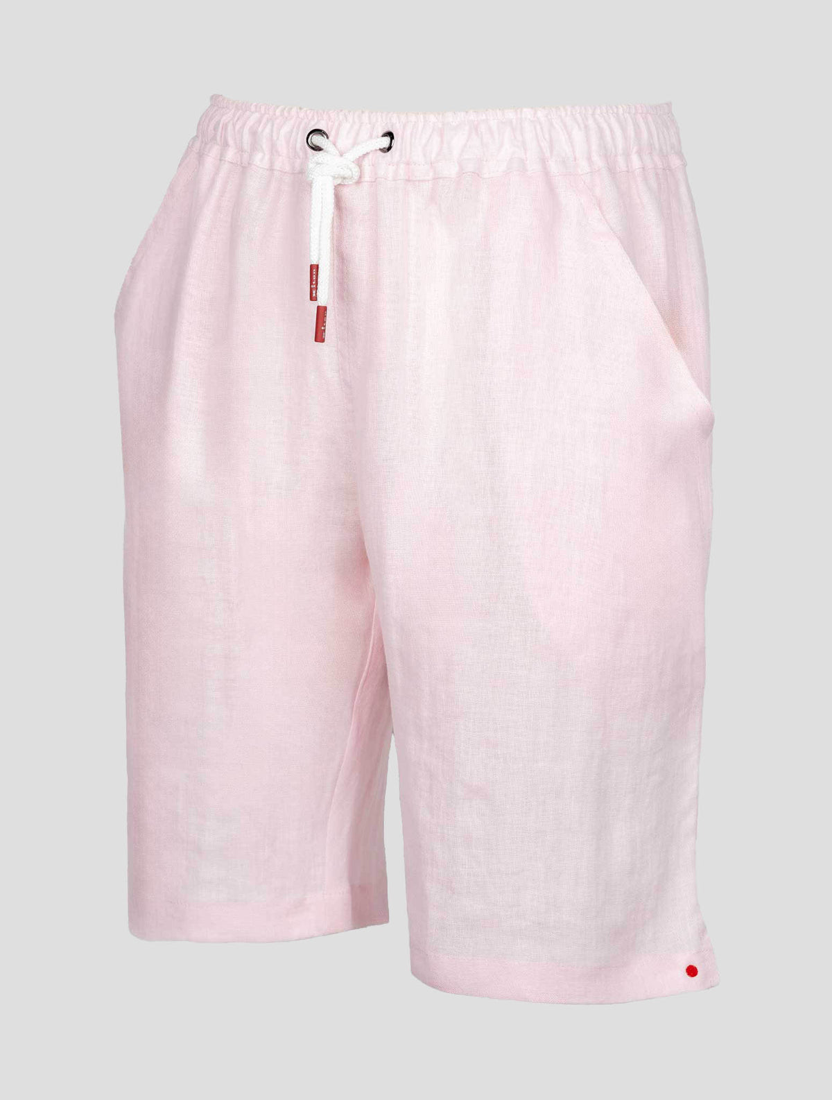 Kiton Pink Linen Short Pants 2