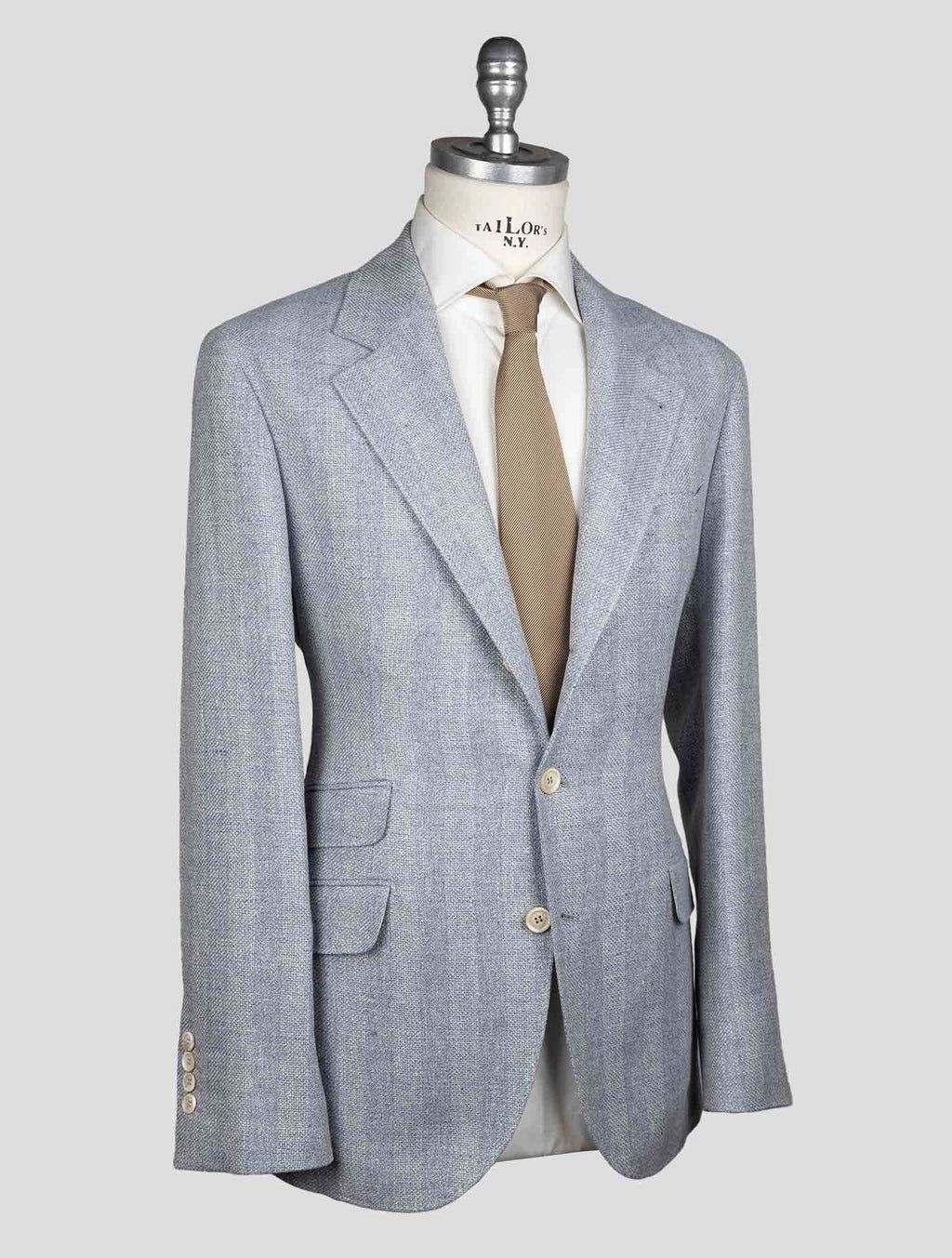 Brunello Cucinelli Light Blue Virgin Wool Suit 2