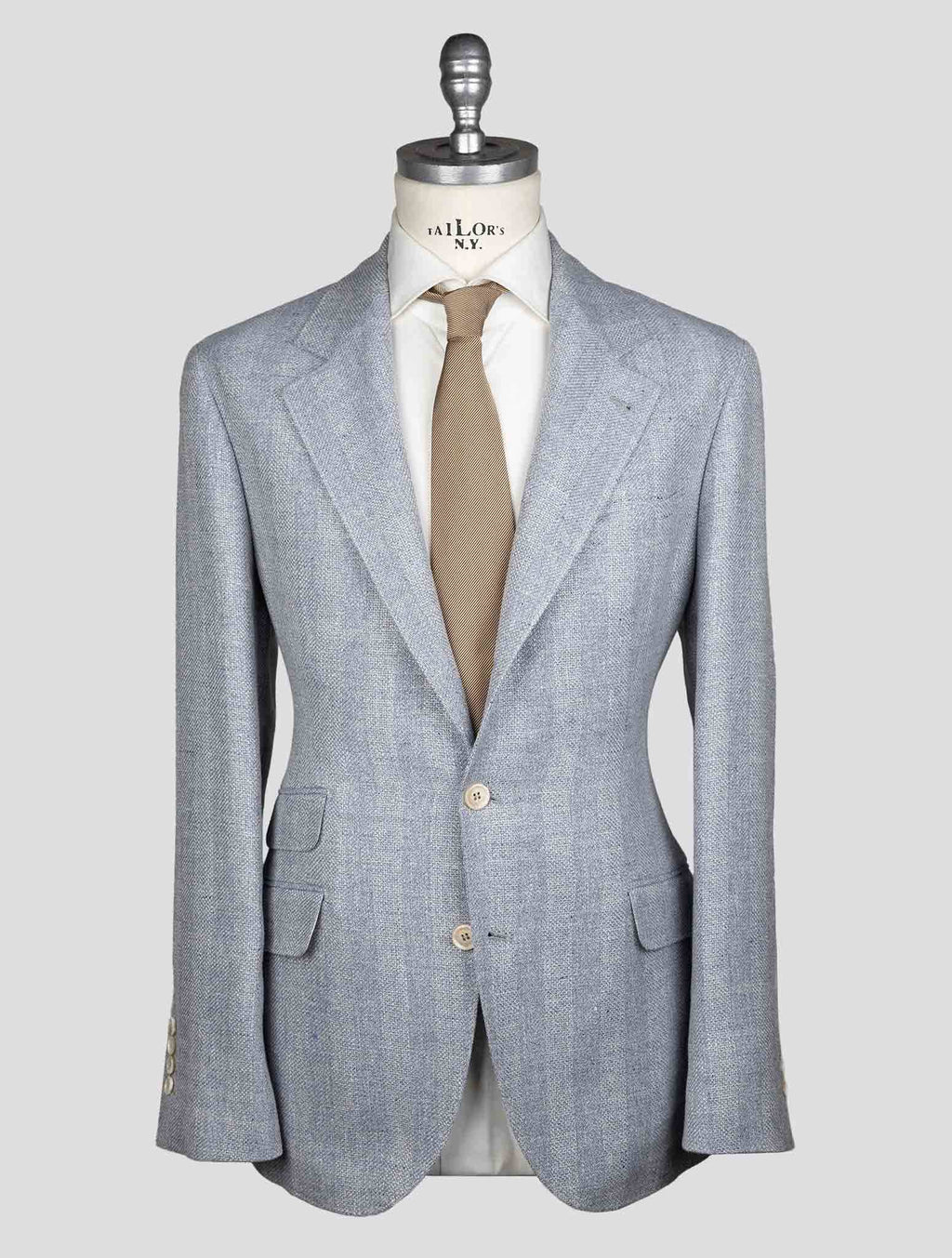 Brunello Cucinelli Light Blue Virgin Wool Suit 4