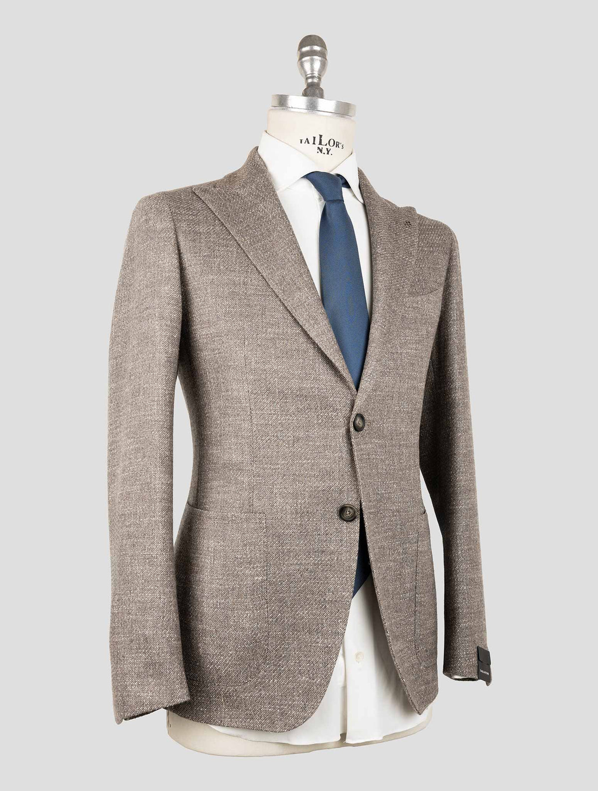 Tagliatore Gray  Virgin Wool Sillk Pa Cashmere Ea  Blazer 2