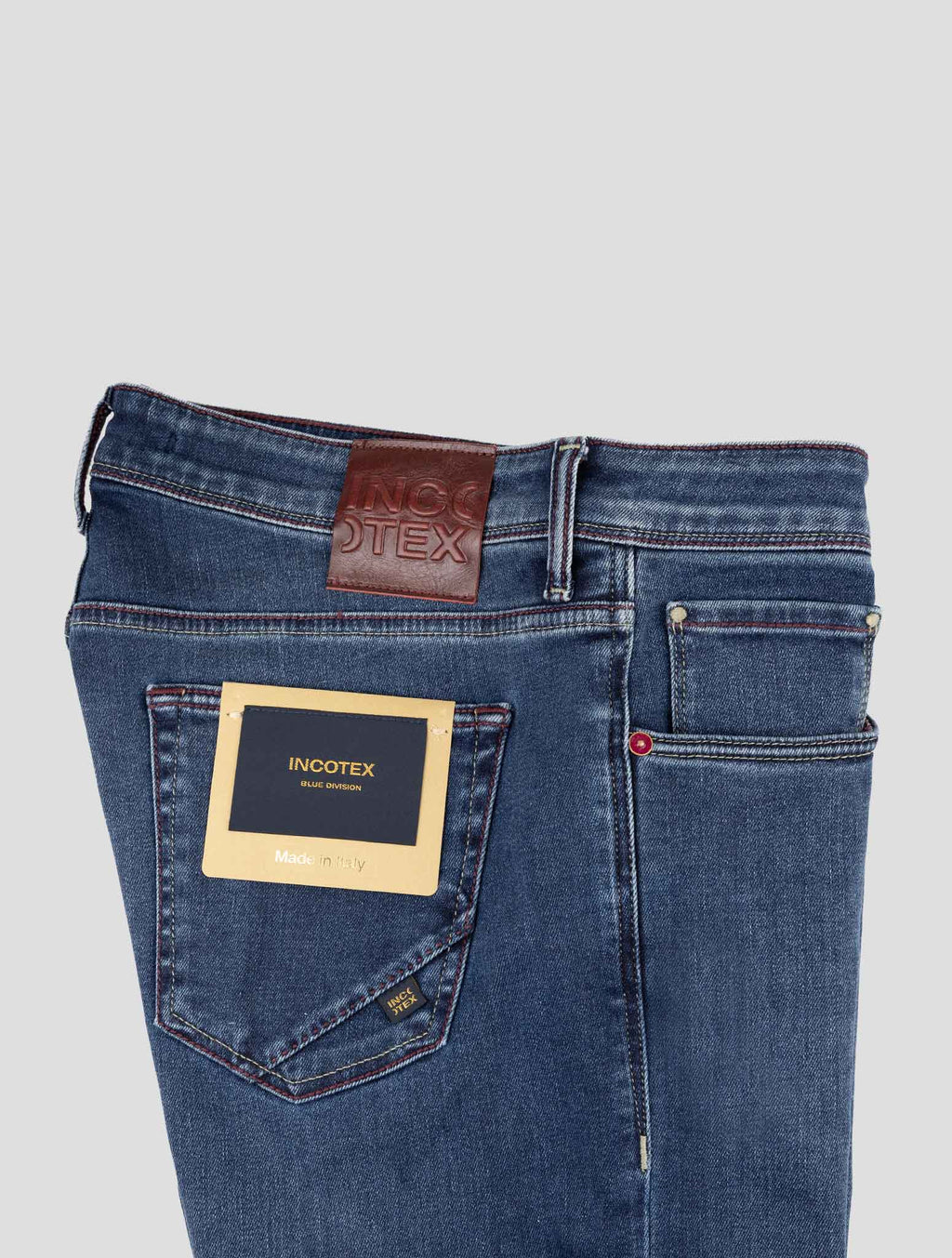 Incotex Blue Cotton Ea Jeans 3
