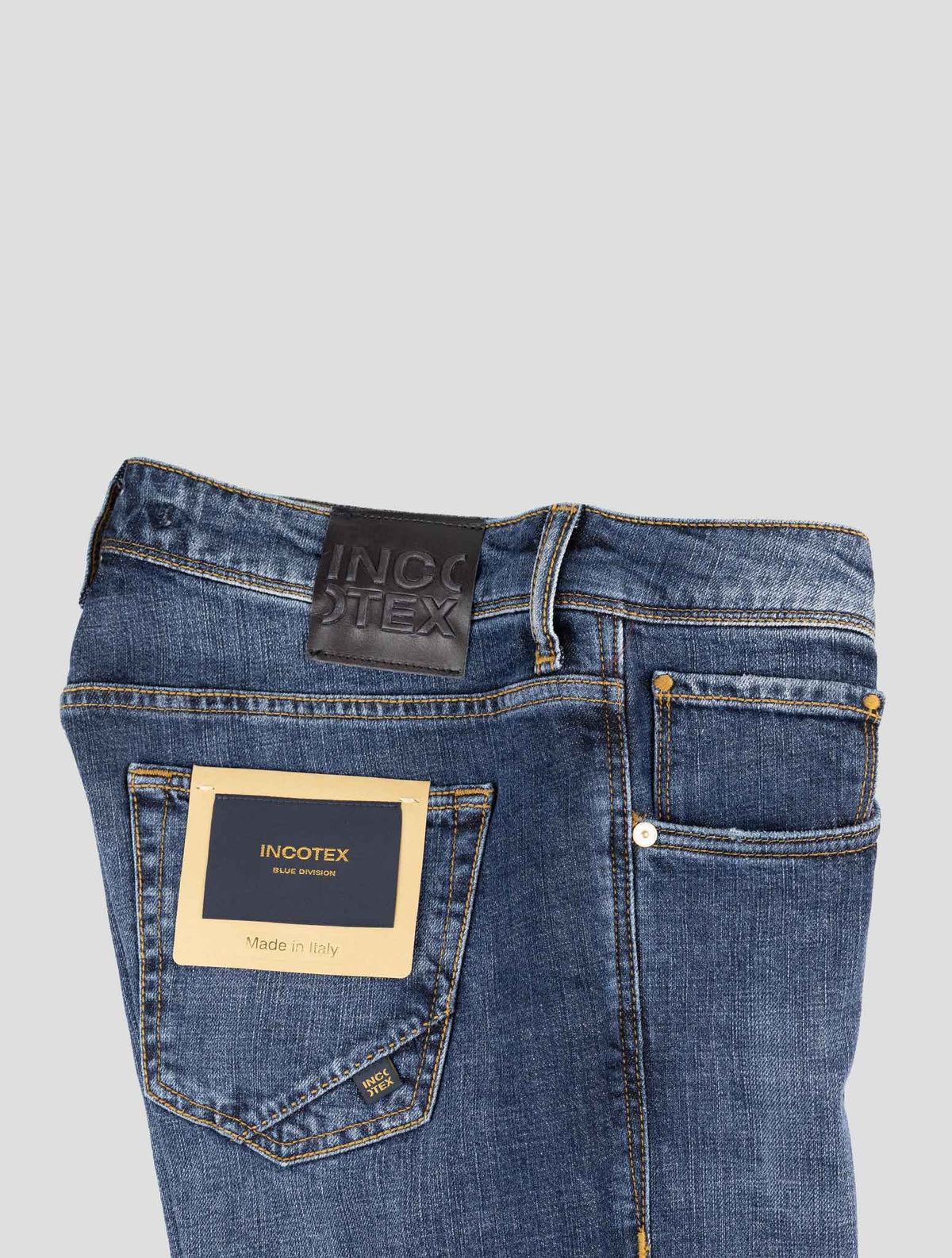 Incotex Blue Cotton Ea Jeans 3