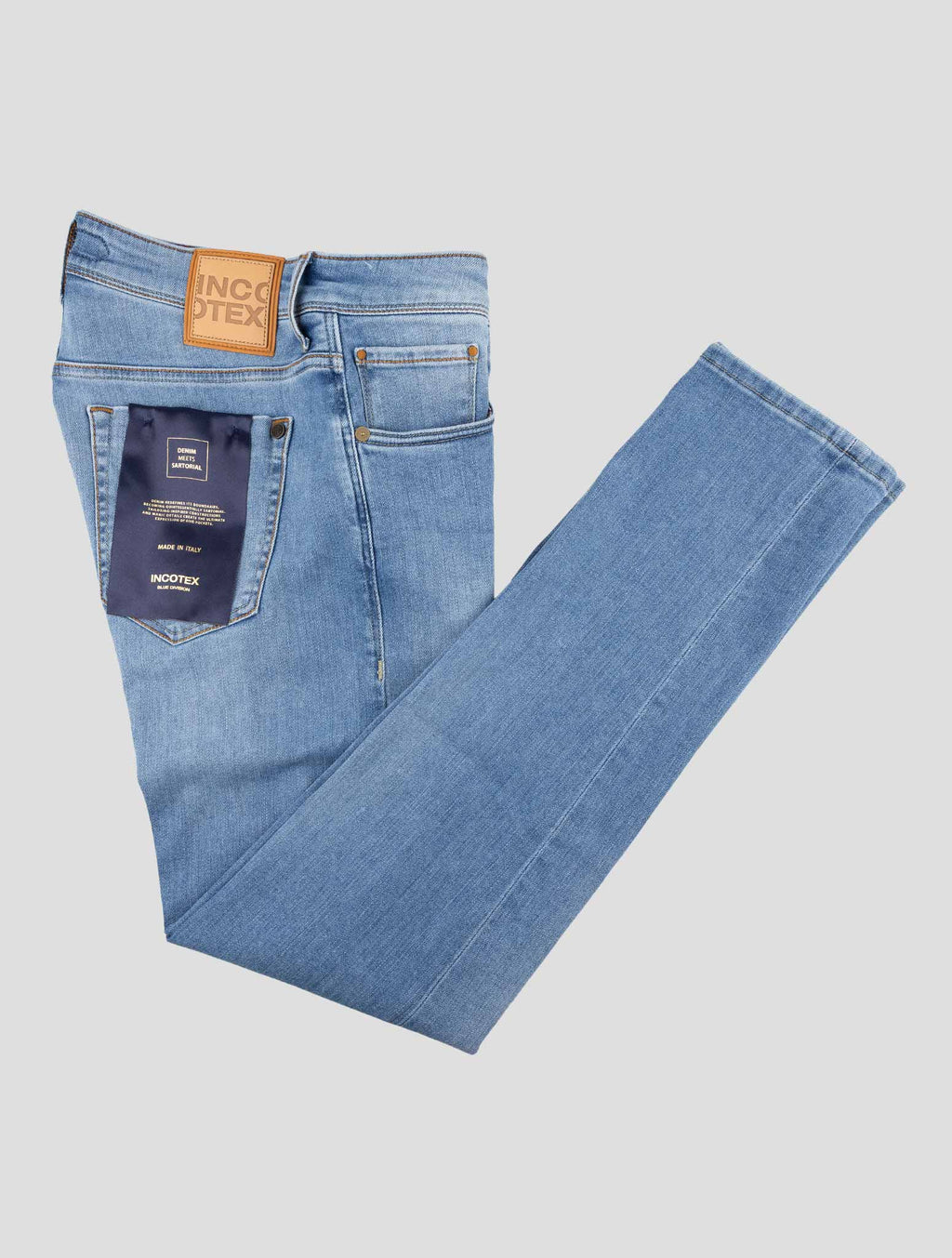 Incotex Blue Cotton Ea Jeans 1