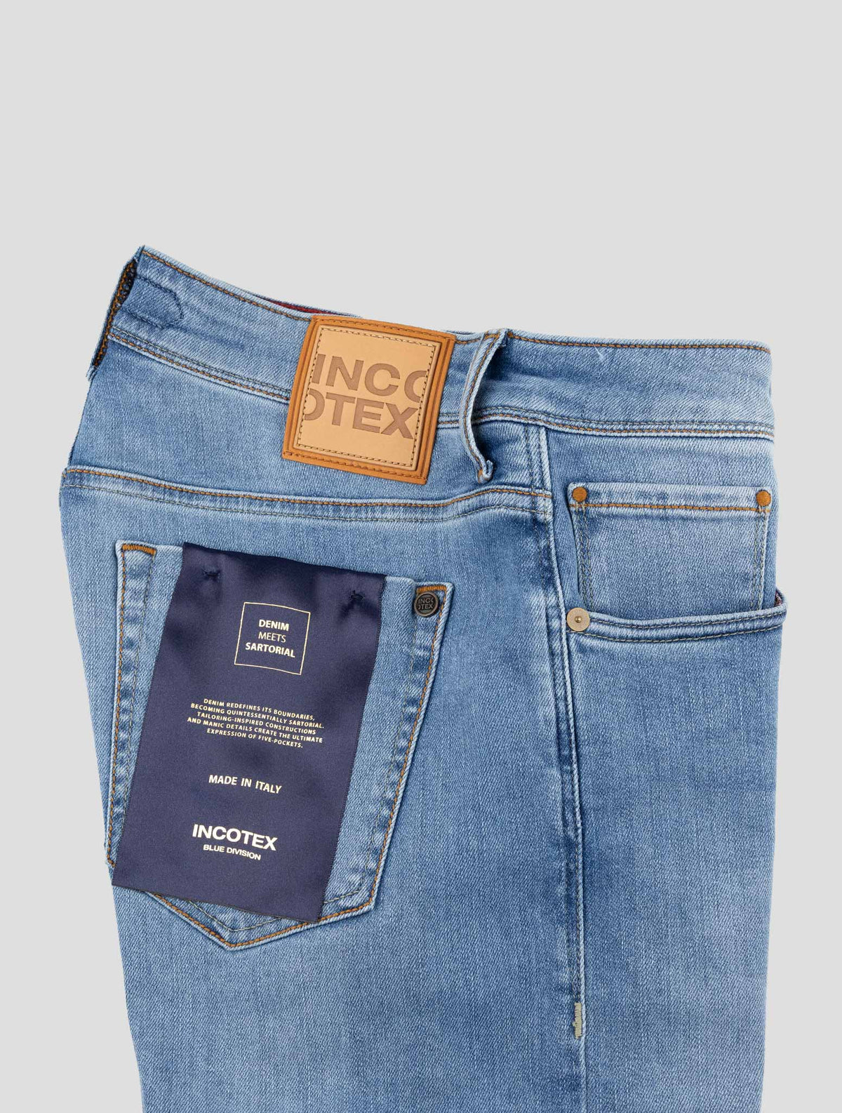 Incotex Blue Cotton Ea Jeans 3