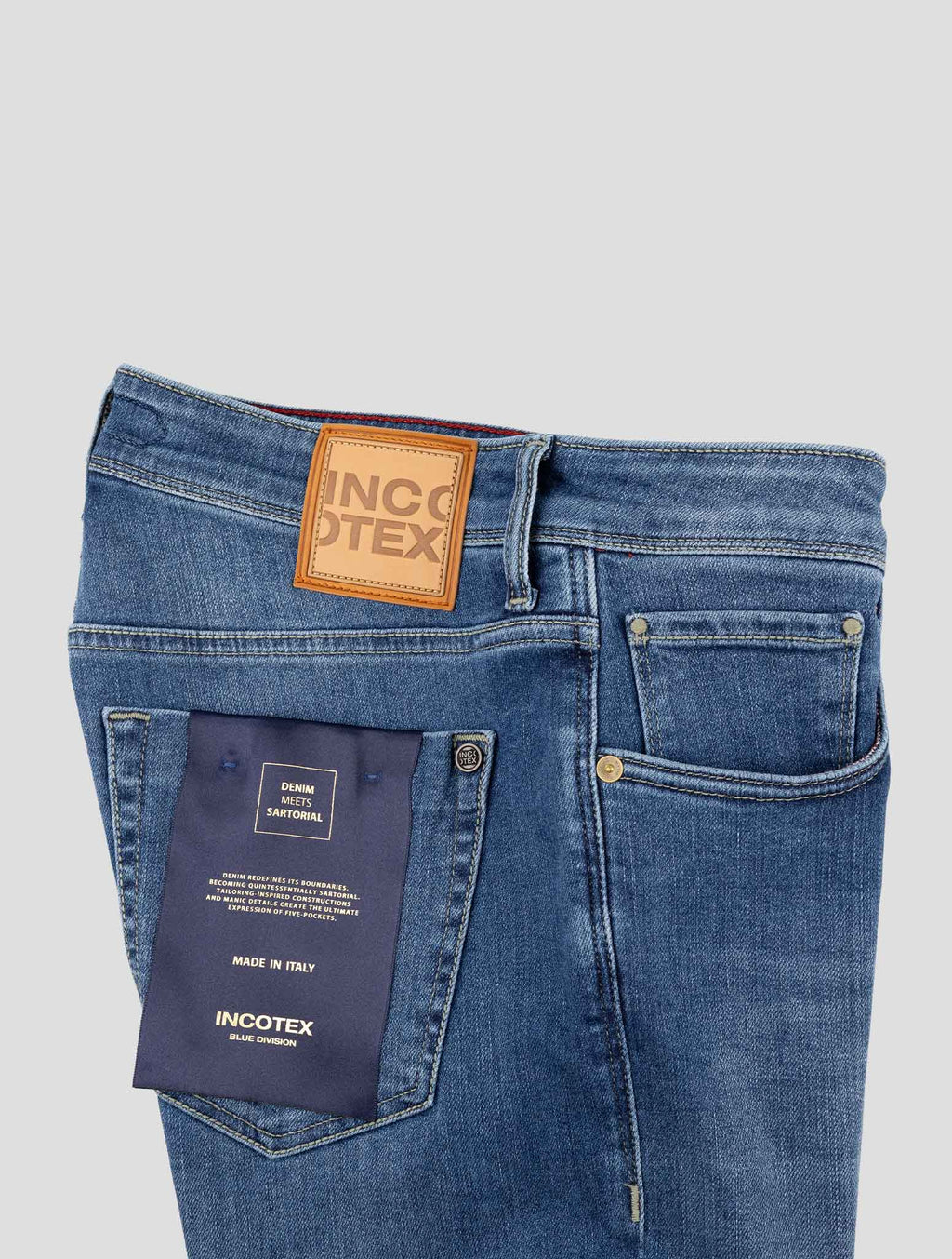 Incotex Blue Cotton Ea Jeans 3