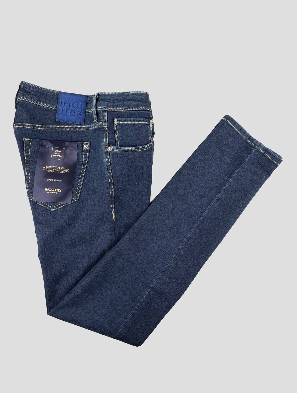 Incotex Blue Cotton Pl  Ea Jeans 1