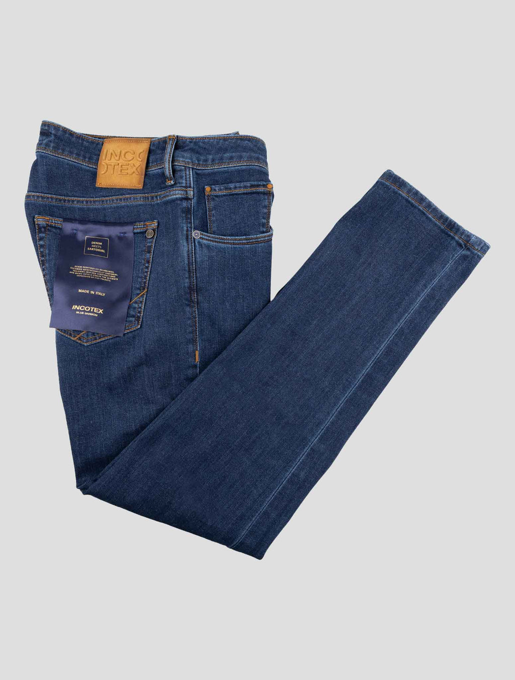 Incotex Blue Cotton Pl Ea Jeans 1