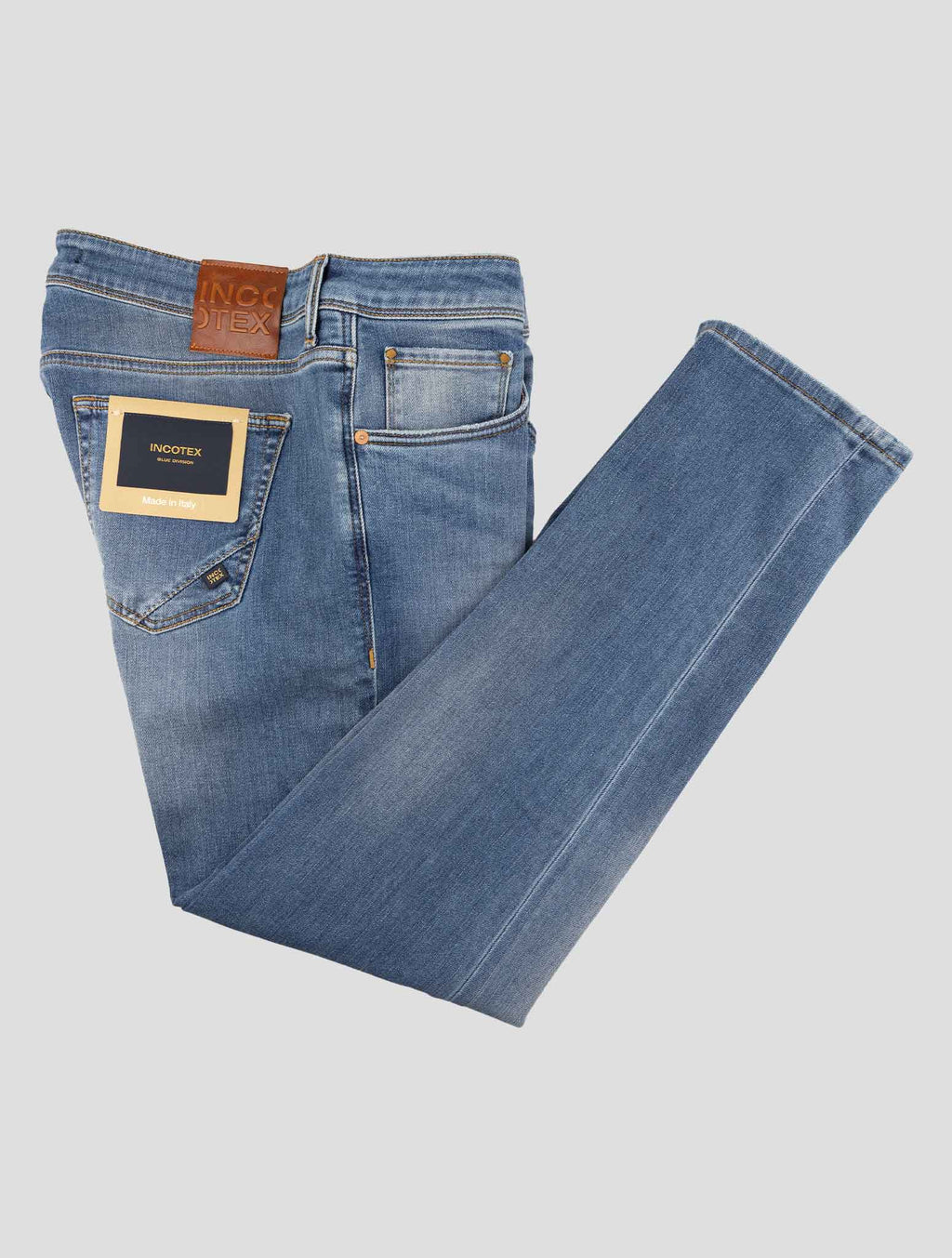 Incotex Blue Cotton Ea Jeans 1