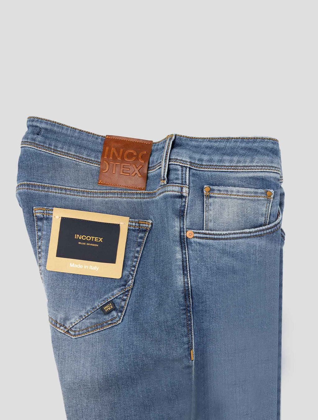 Incotex Blue Cotton Ea Jeans 3