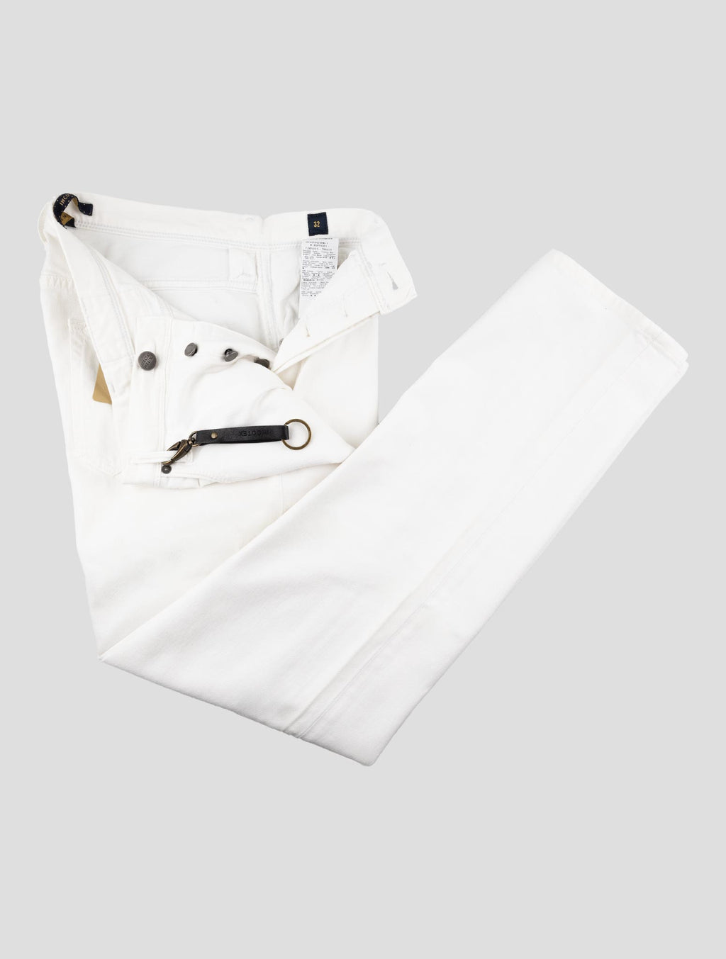 Incotex White Cotton Ea Jeans 2