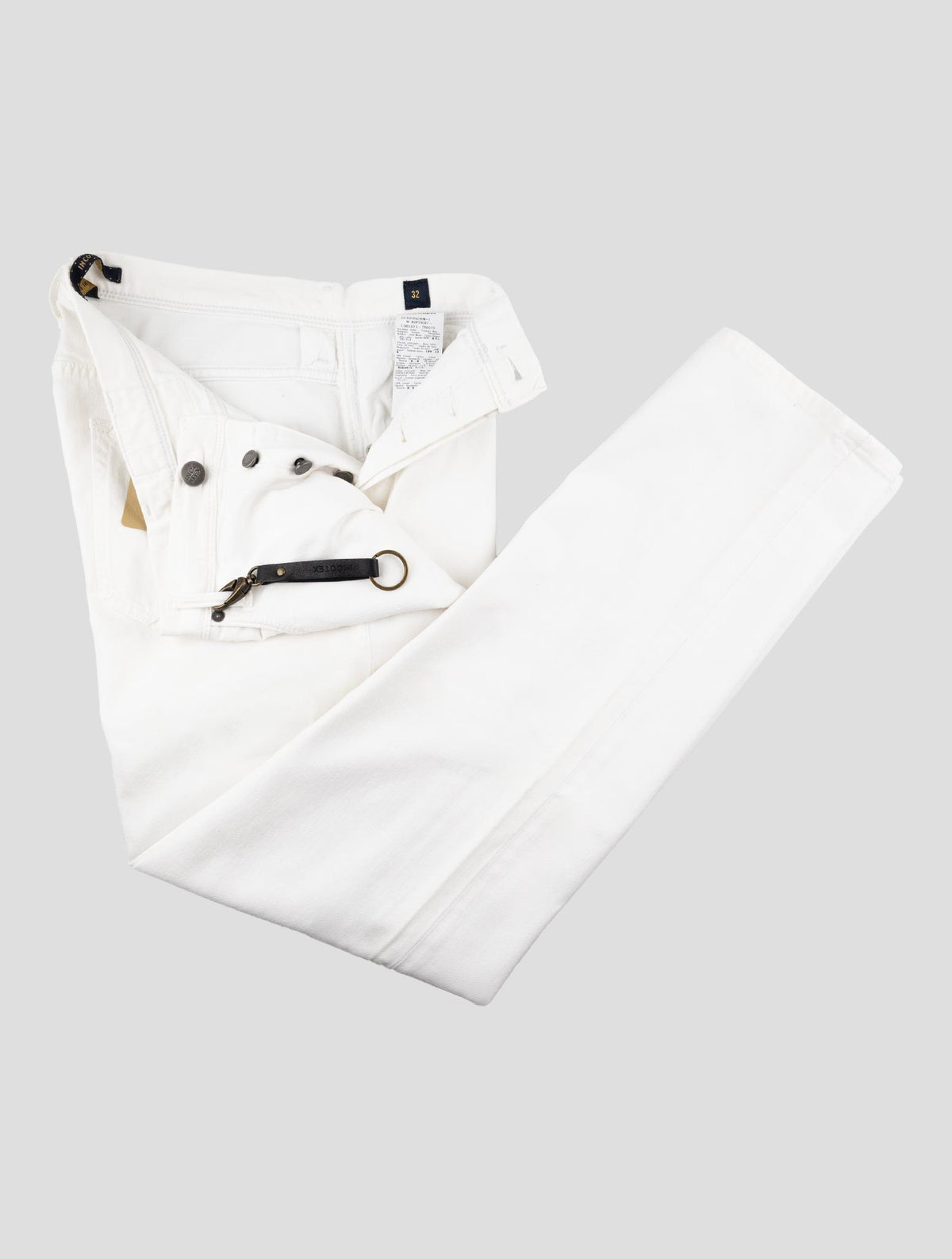 Incotex White Cotton Ea Jeans 2