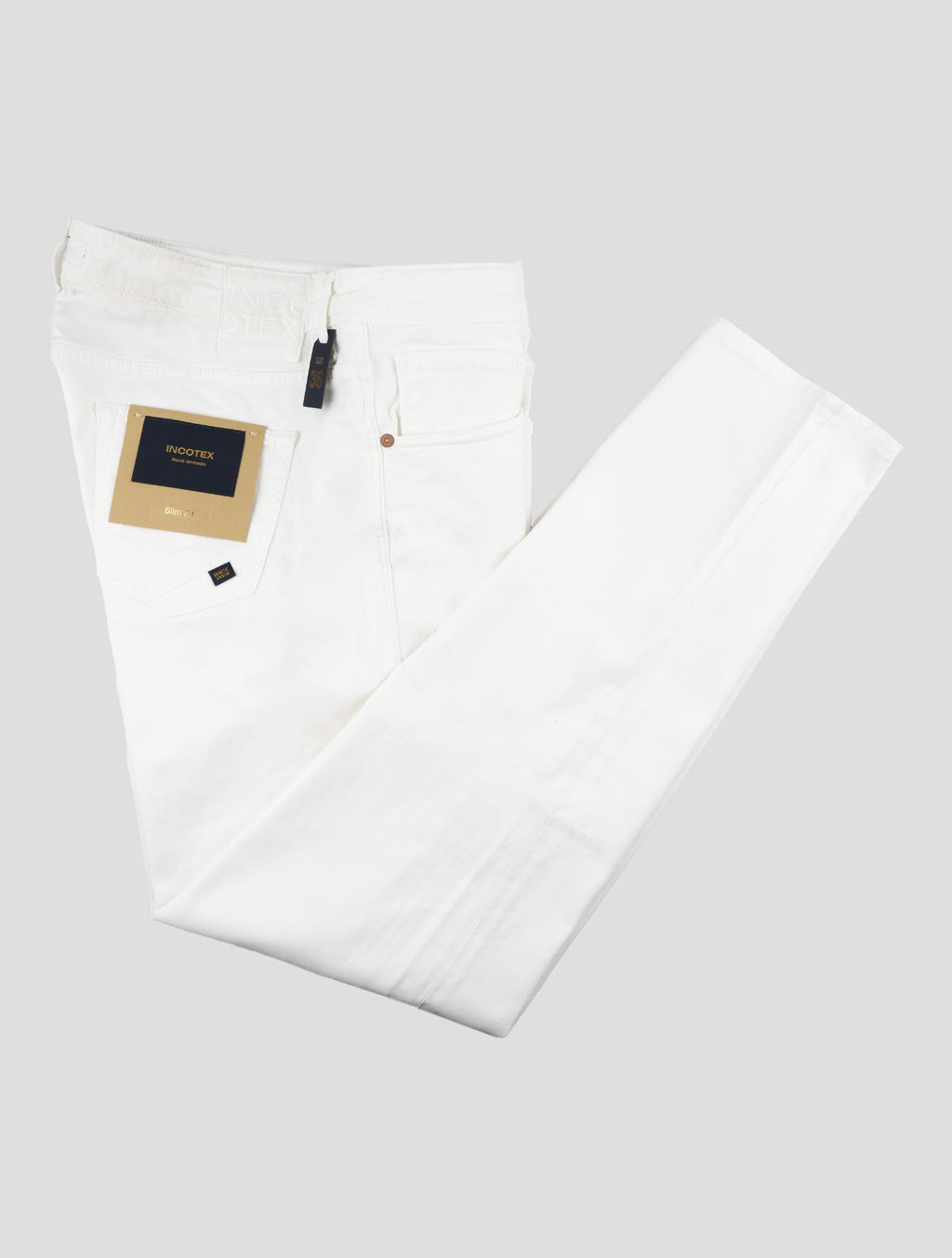 Incotex White Cotton Ea Jeans 1