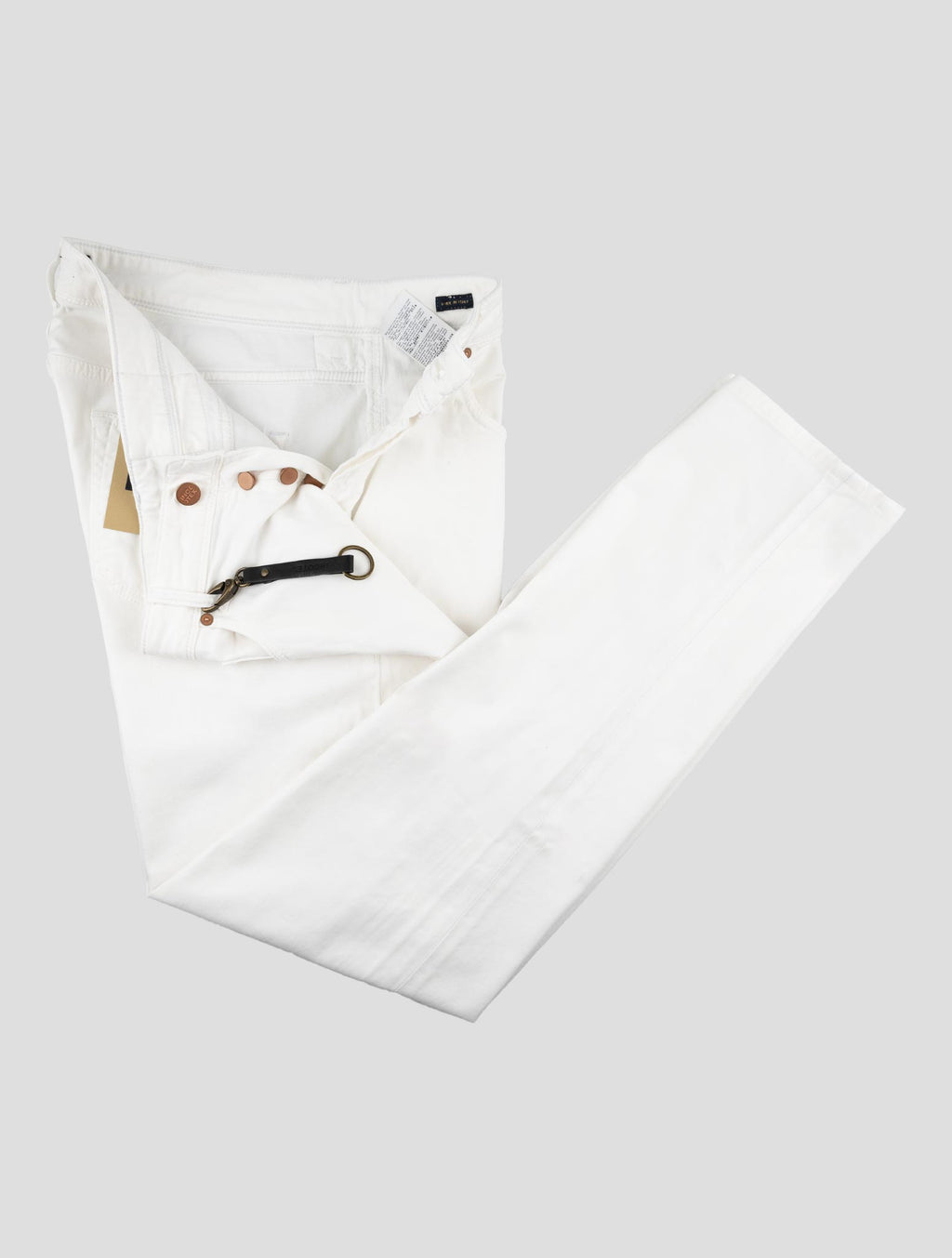 Incotex White Cotton Ea Jeans 2