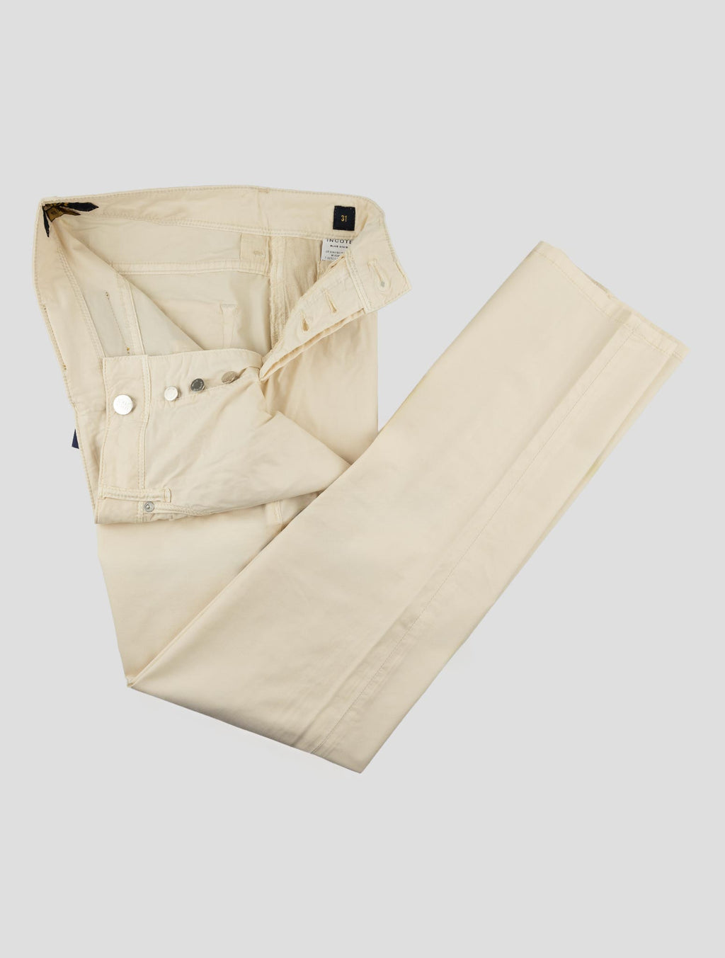 Incotex White Lyocell Cotton Ea Jeans 2