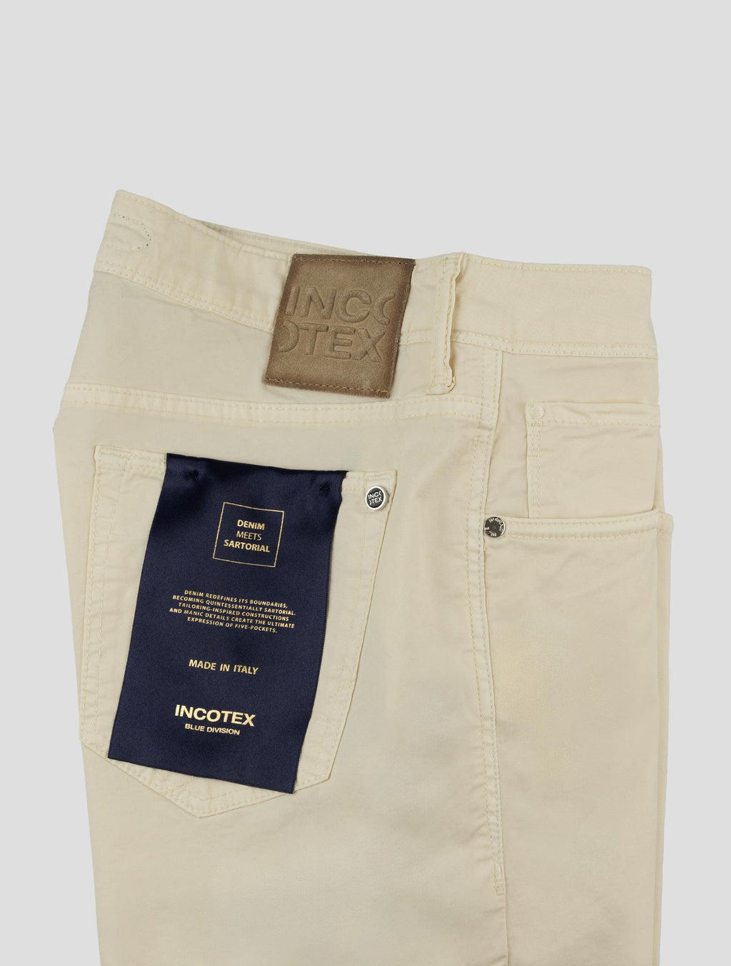 Incotex White Cotton Ea Jeans 3