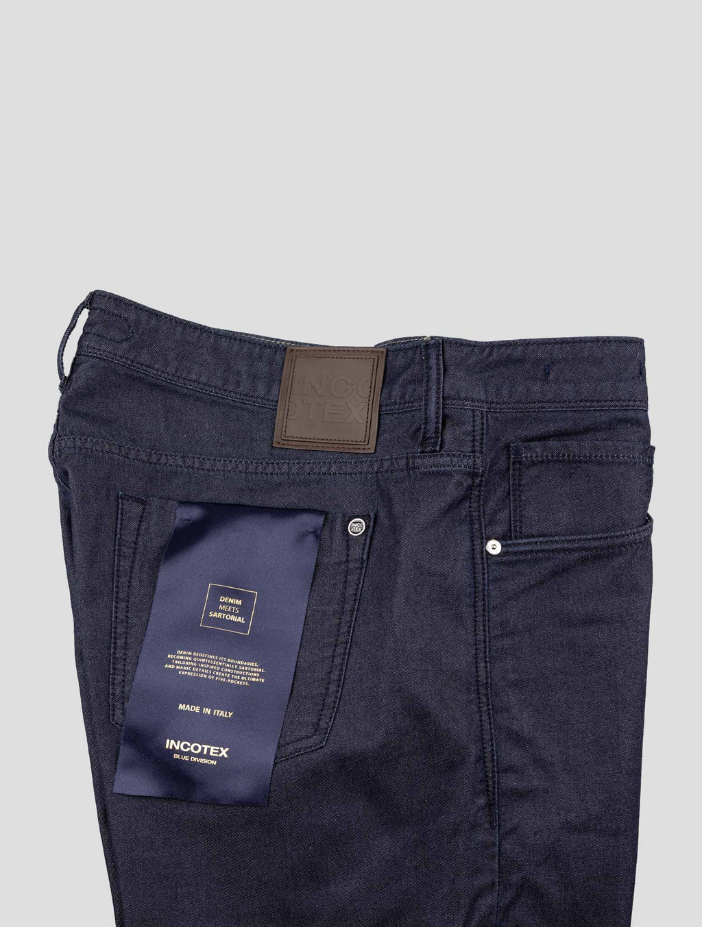 Incotex Blue Cotton Silk Ea Jeans 3
