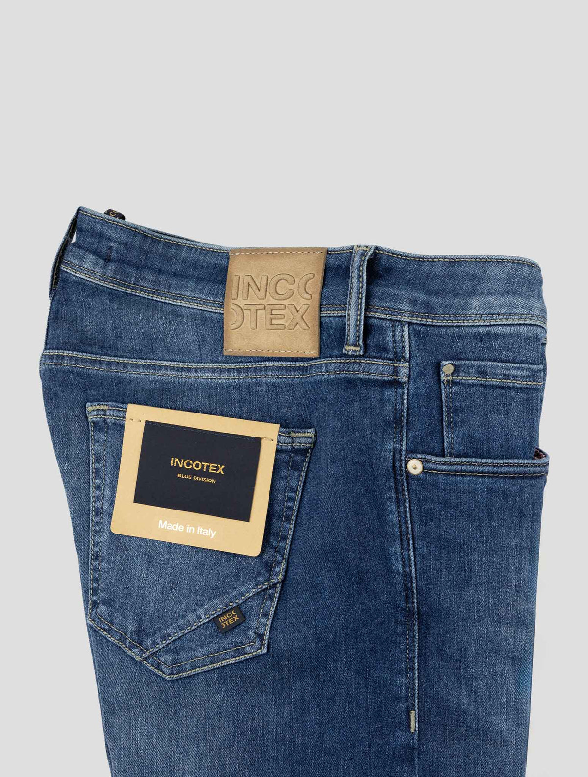 Incotex Blue Cotton Ea Jeans 3