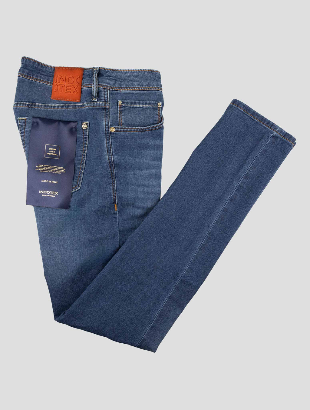 Incotex Blue Cotton Pl Ea Jeans 1