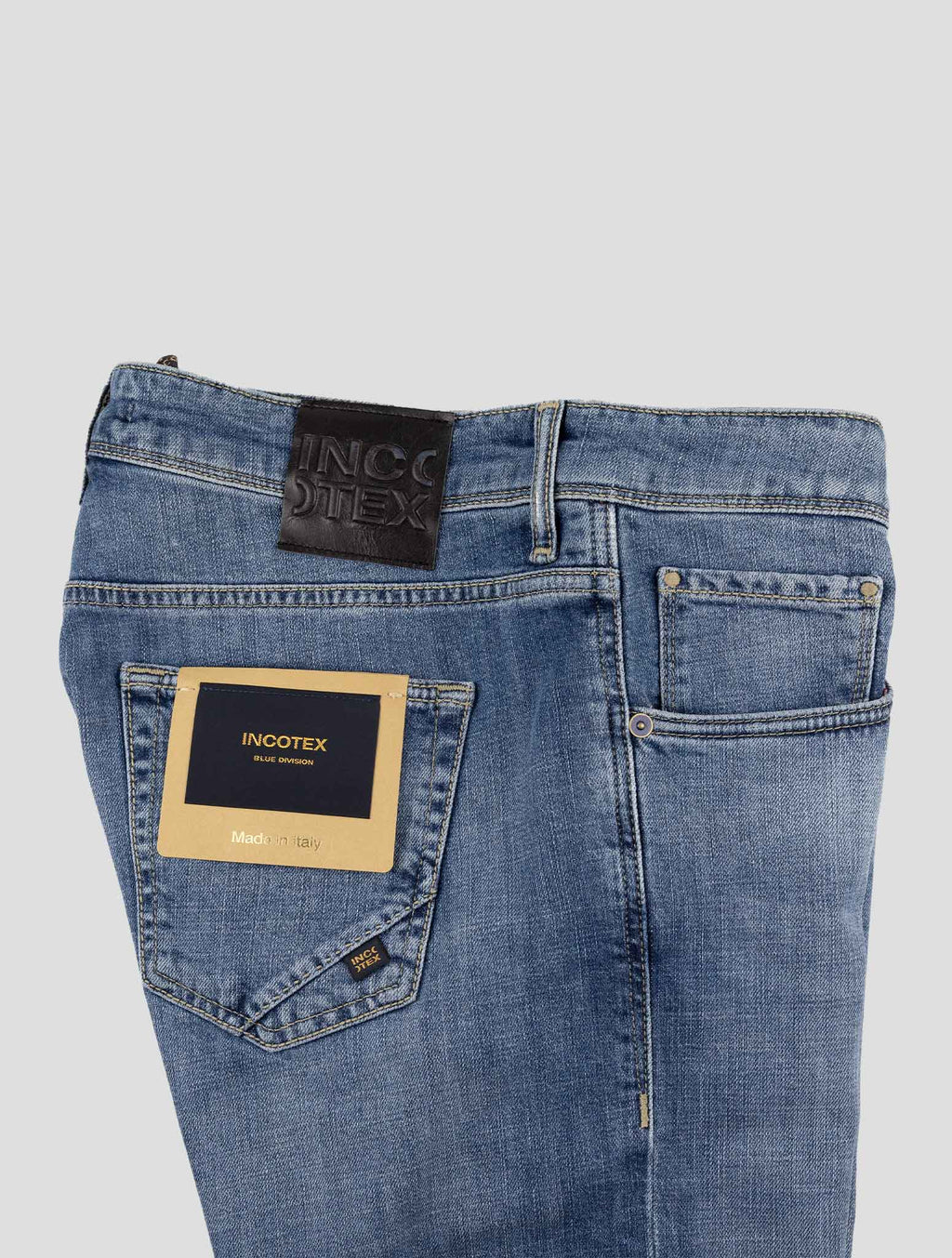 Incotex Blue Cotton Ea Jeans 3
