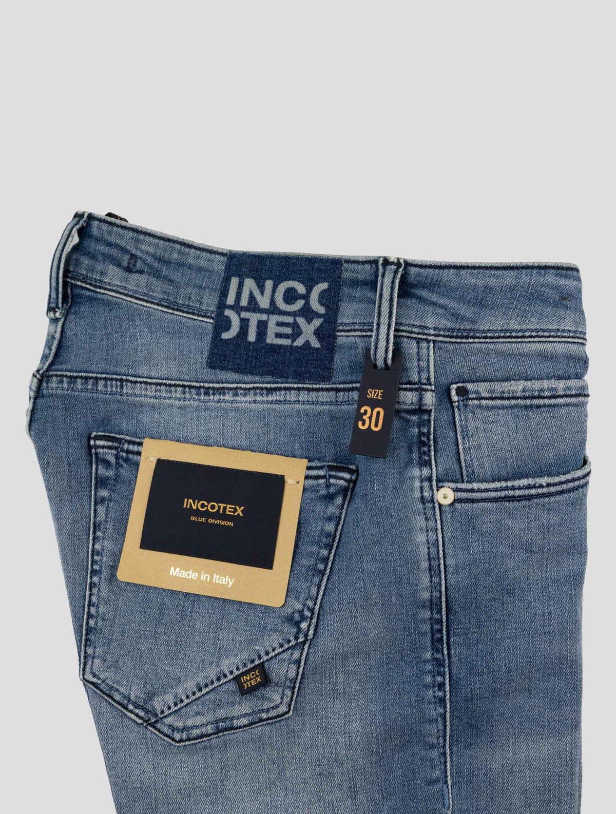 Incotex Blue Cotton Ea Jeans 3