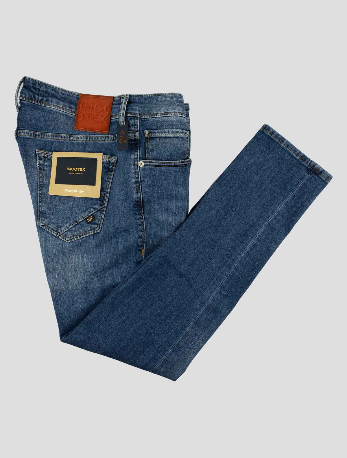 Incotex Blue Cotton Pl Ea Jeans 1
