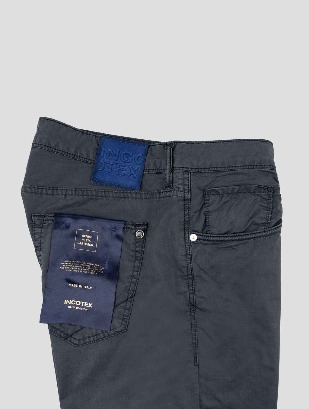Incotex Blue Lyocell Cotton Ea Jeans 3