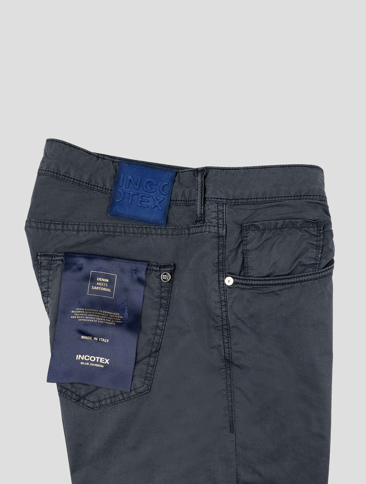 Incotex Blue Lyocell Cotton Ea Jeans 3