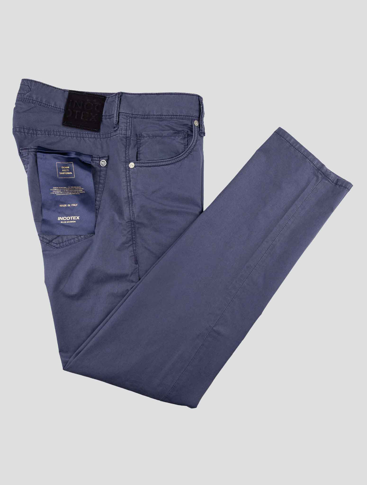 Incotex Blue Lyocell Cotton Ea Jeans 1