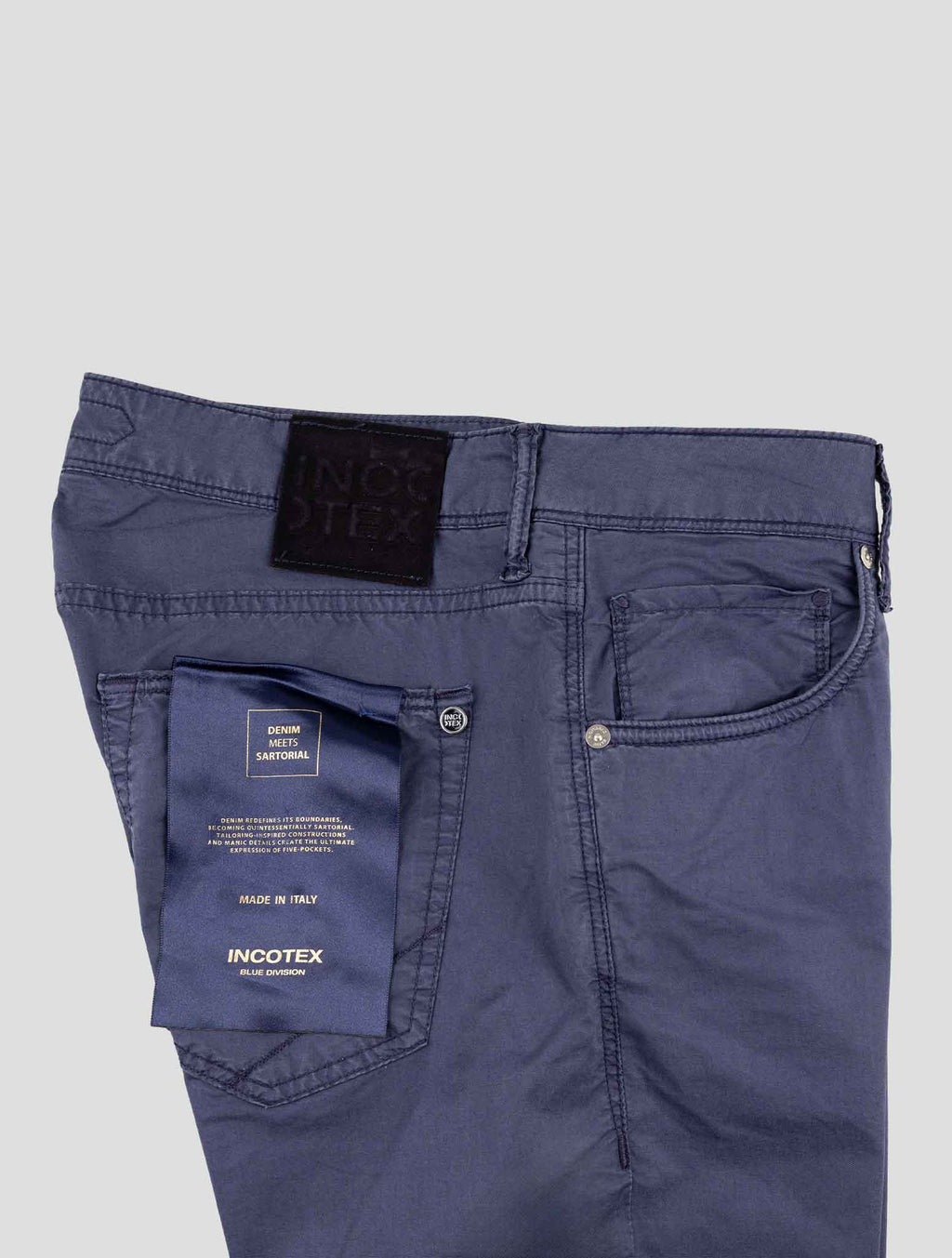 Incotex Blue Lyocell Cotton Ea Jeans 3