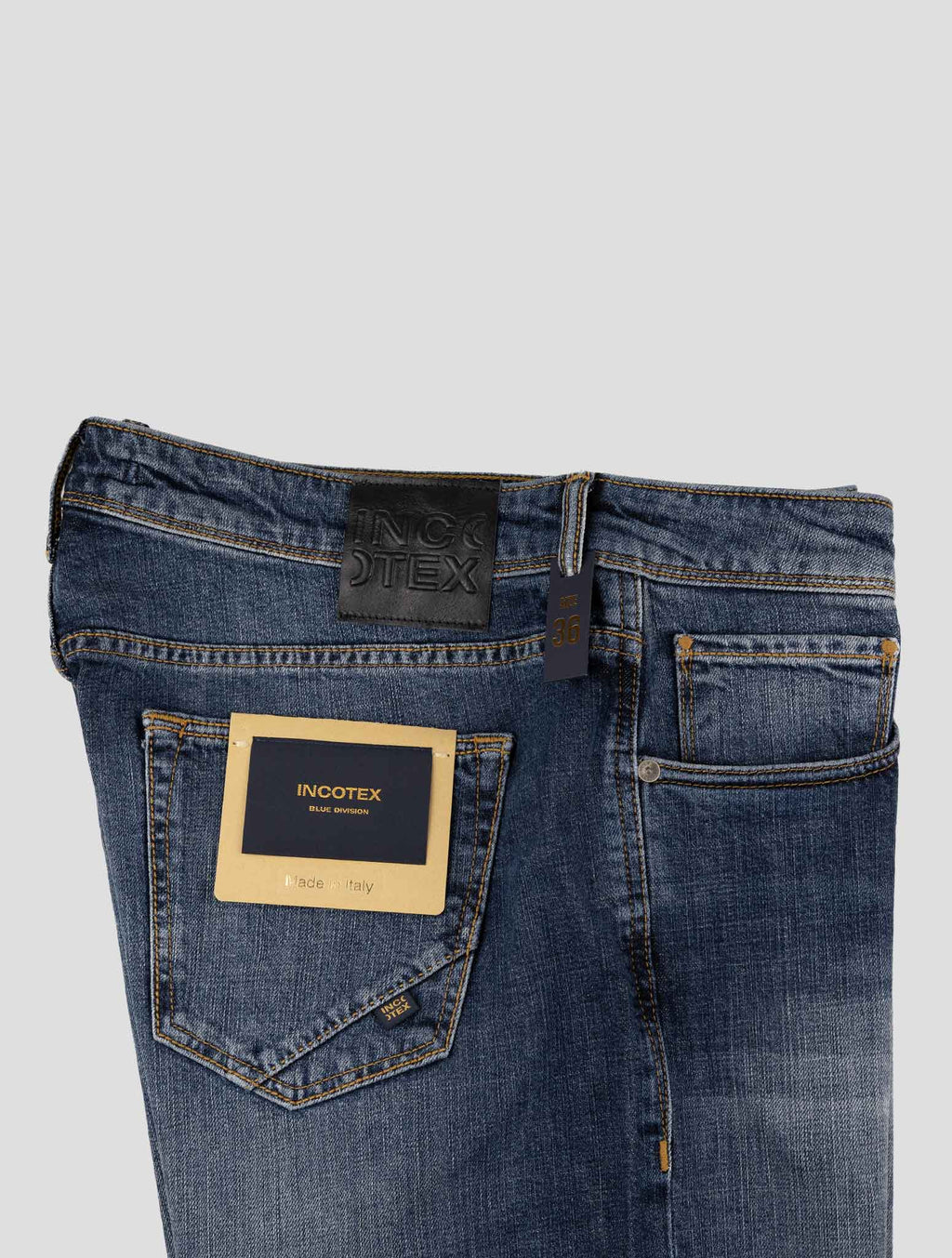 Incotex Blue Cotton Ea Jeans 3