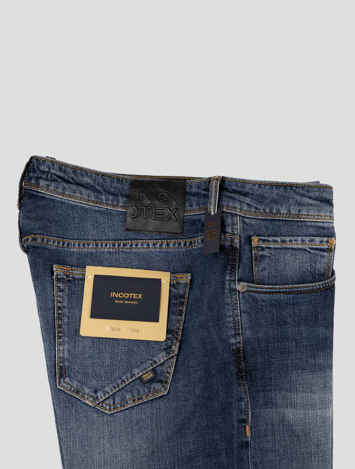 Incotex Blue Cotton Ea Jeans 3