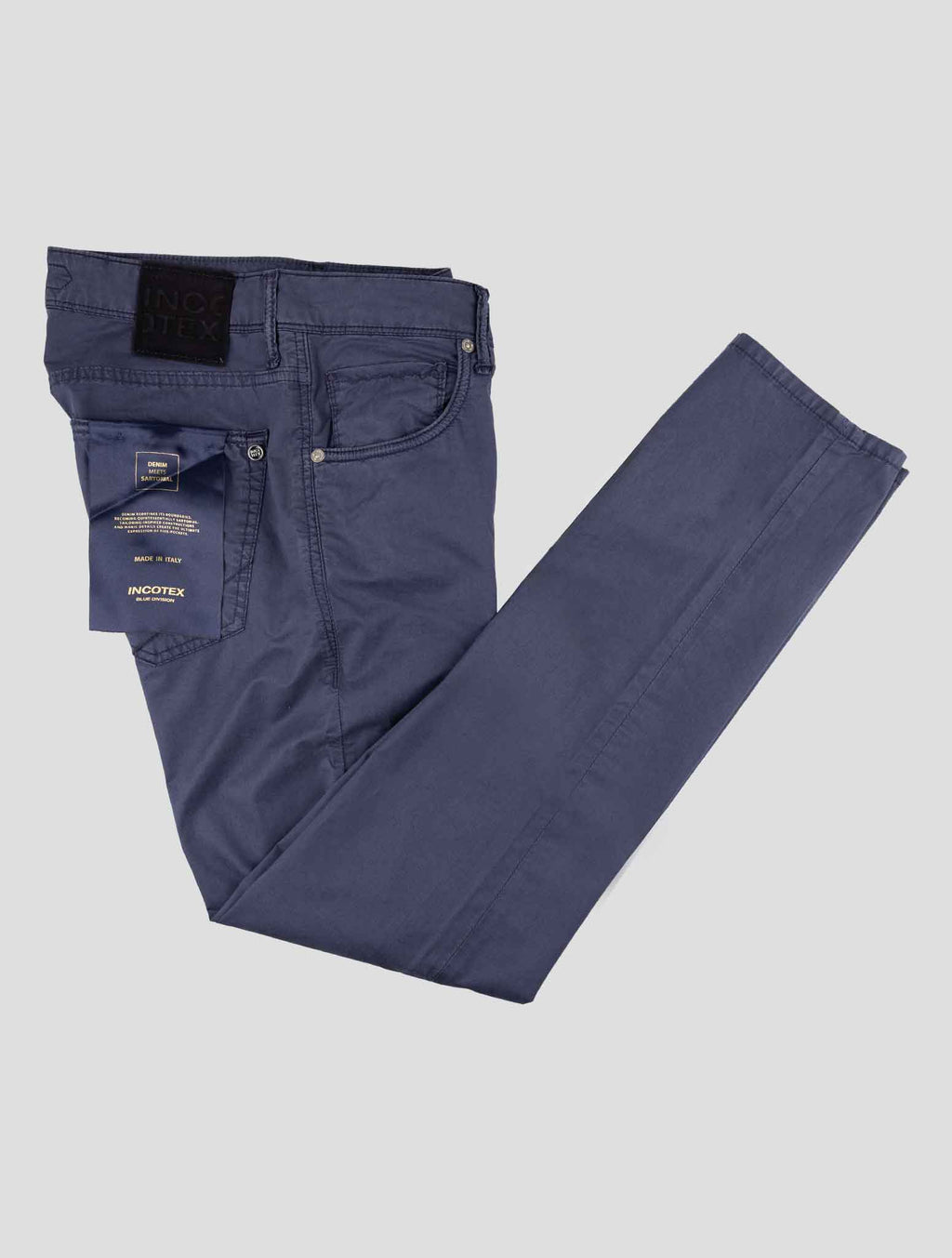 Incotex Blue Lyocell Cotton Ea Jeans 1