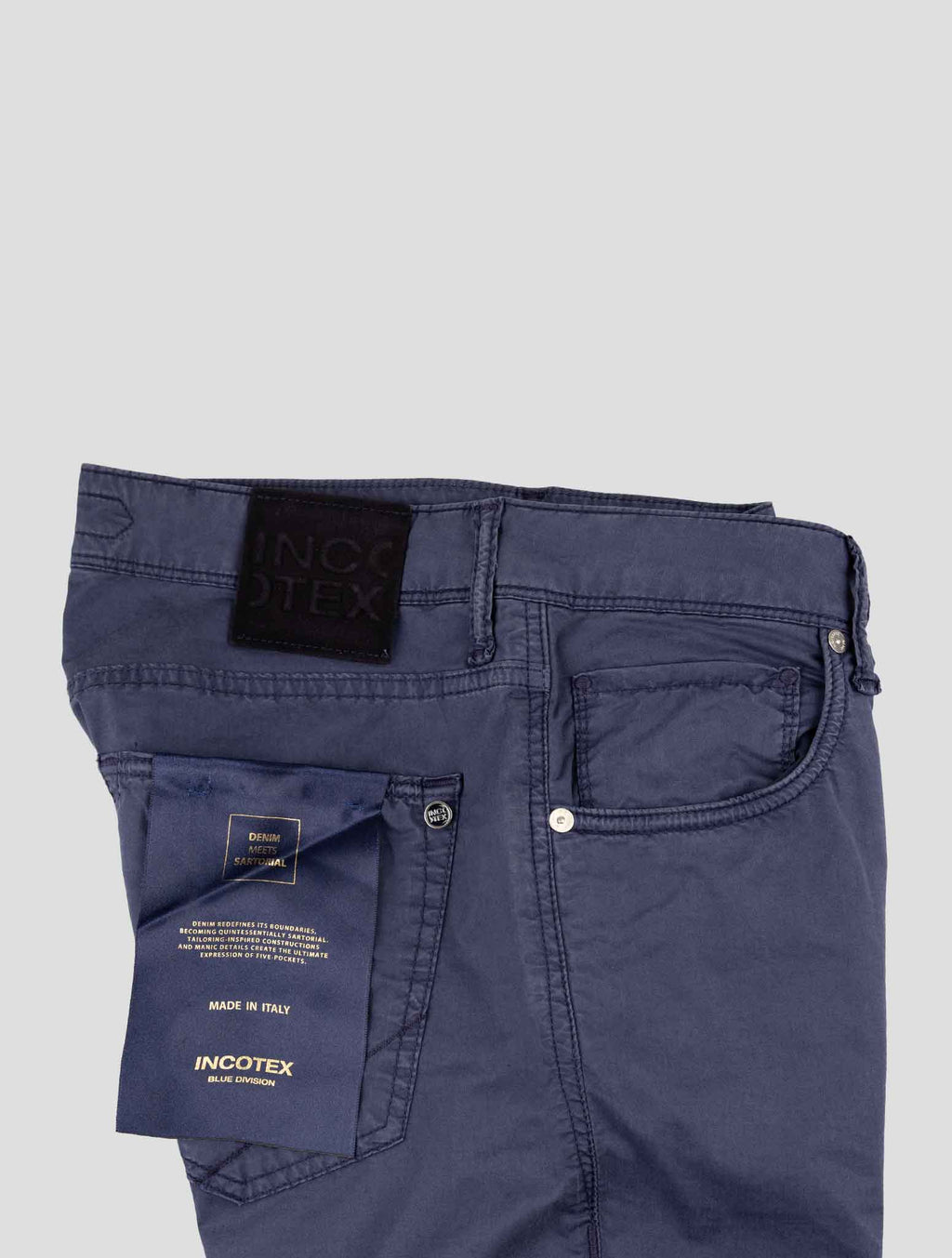Incotex Blue Lyocell Cotton Ea Jeans 3