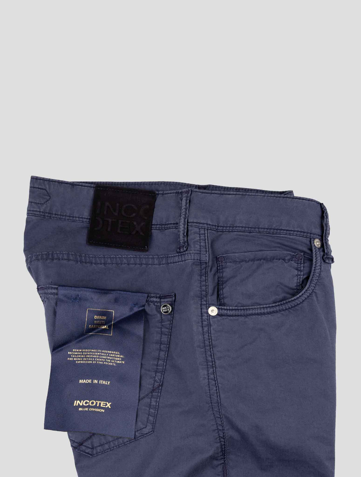 Incotex Blue Lyocell Cotton Ea Jeans 3