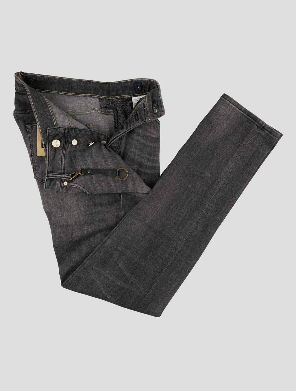 Incotex Gray Cotton Ea Jeans 2