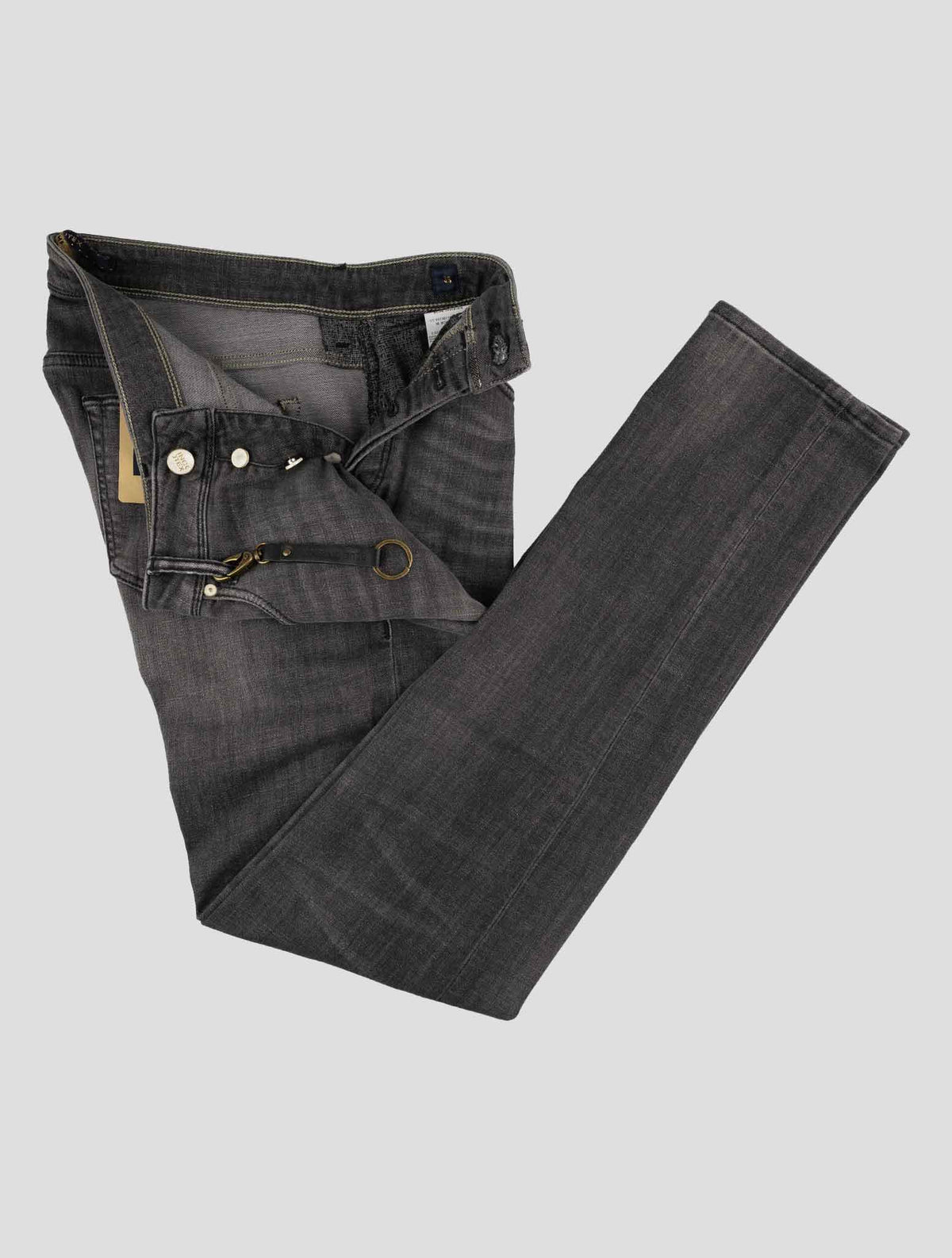 Incotex Gray Cotton Ea Jeans 2