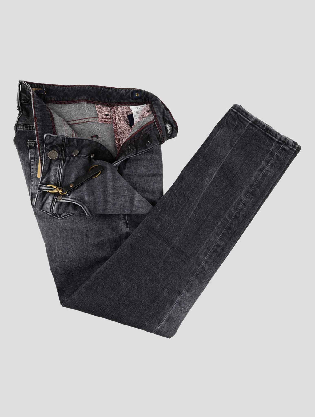 Incotex Gray Cotton Ea Jeans 2