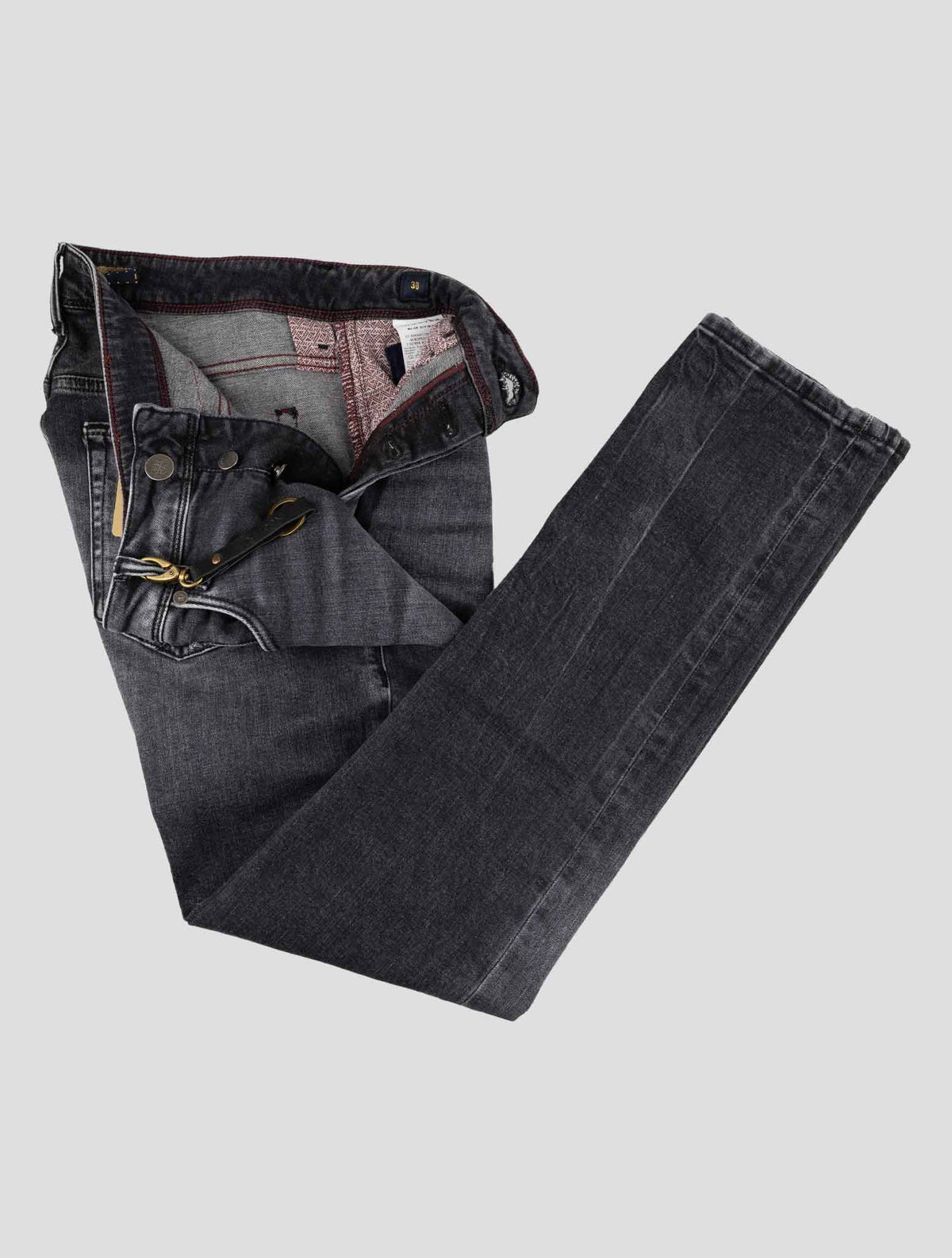 Incotex Gray Cotton Ea Jeans 2
