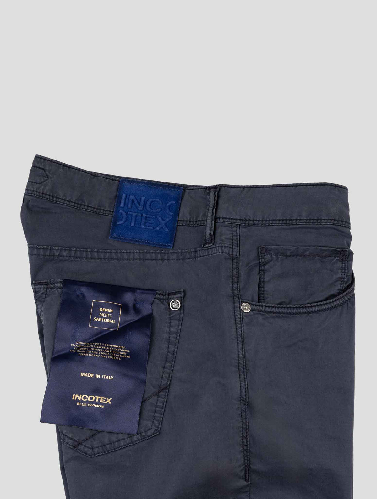 Incotex Blue Lyocell Cotton Ea Jeans 3