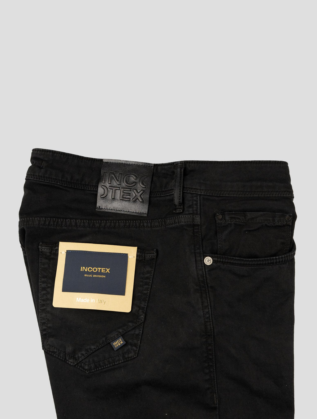 Incotex Black Cotton Ea Jeans 3