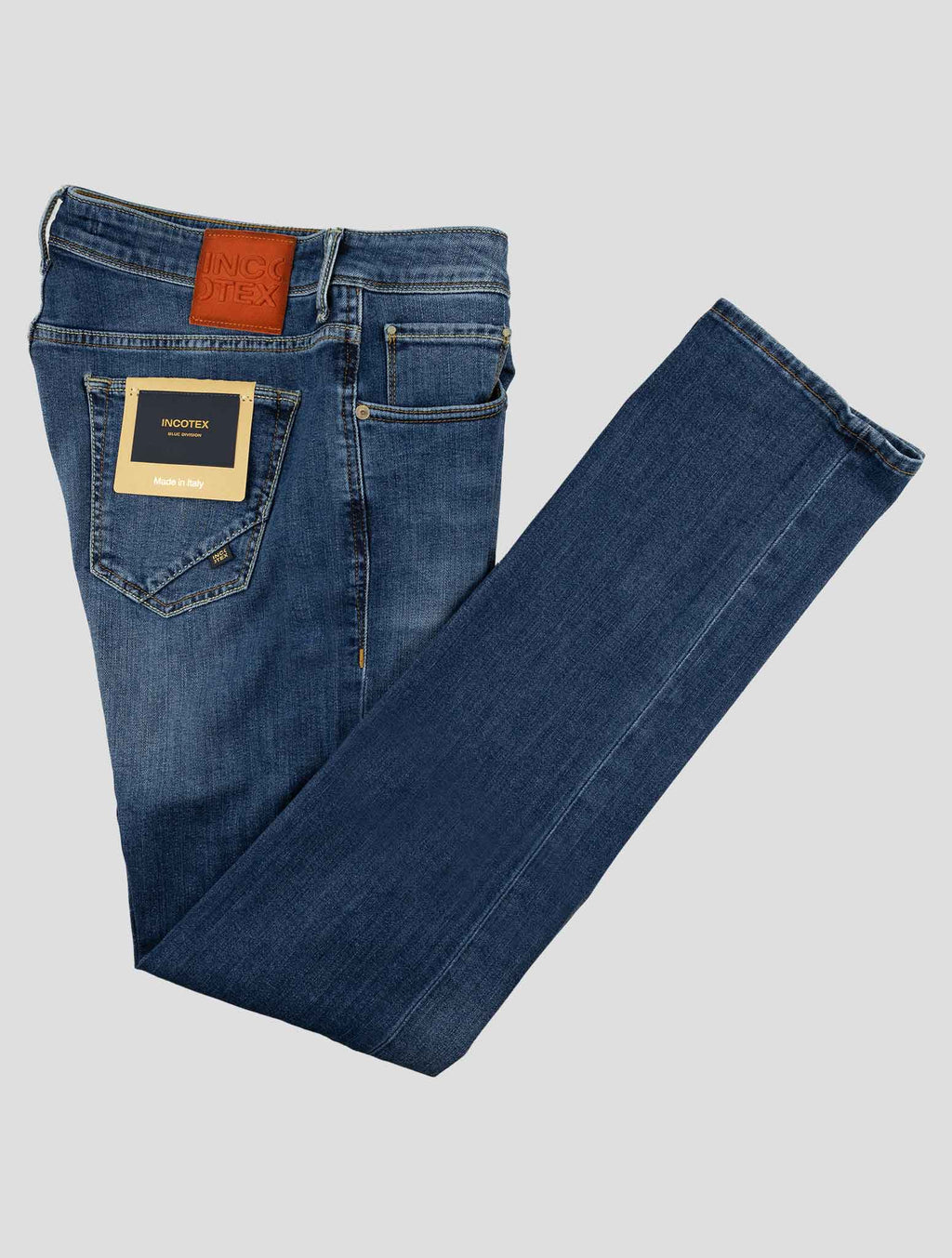 Incotex Blue Cotton Pl Ea Jeans 1
