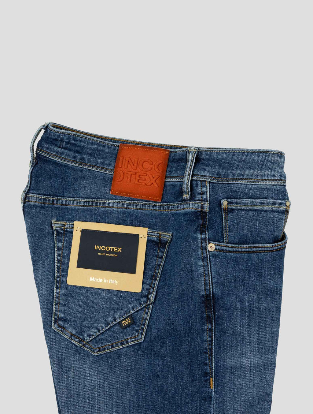 Incotex Blue Cotton Pl Ea Jeans 3