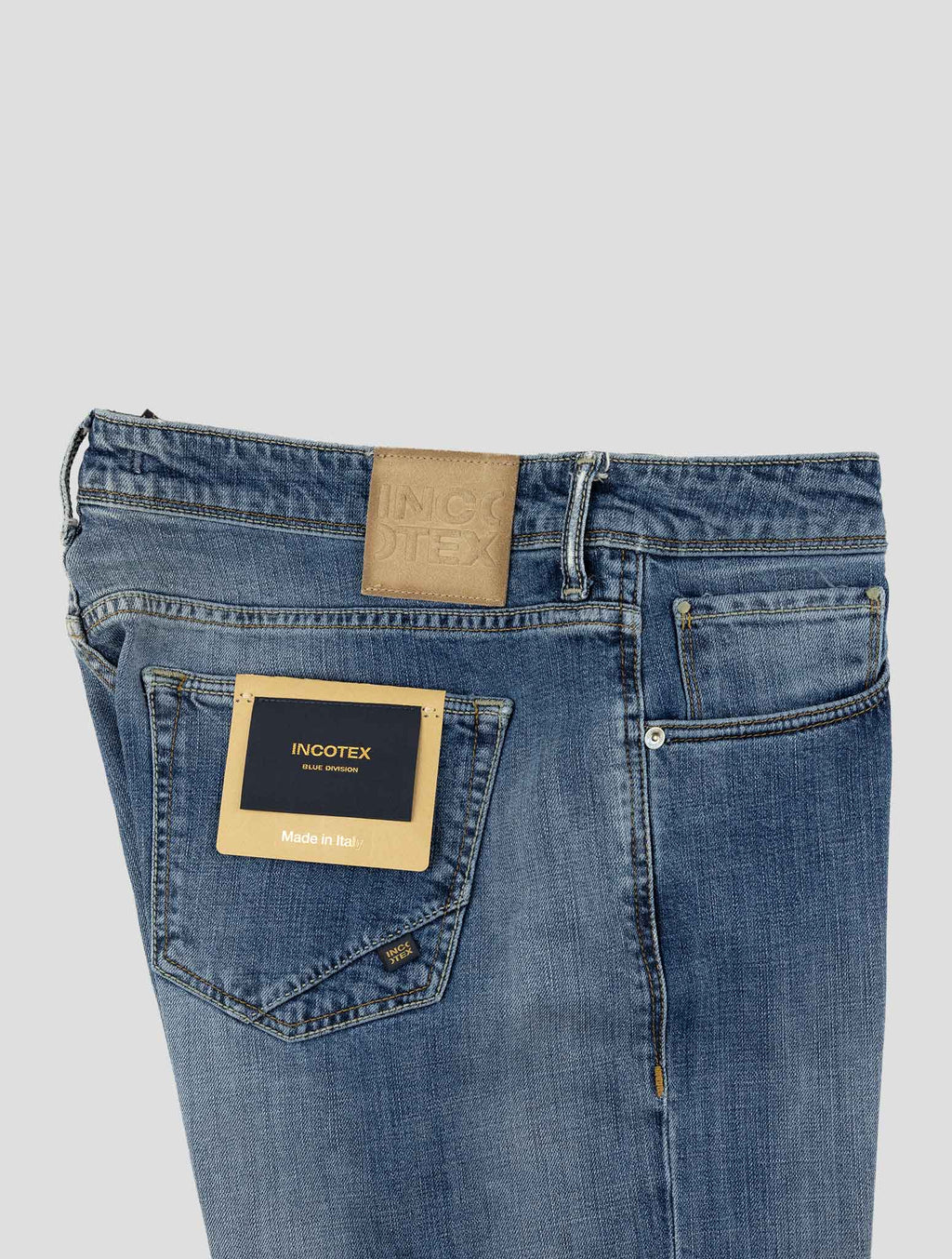 Incotex Blue Cotton Ea Jeans 3