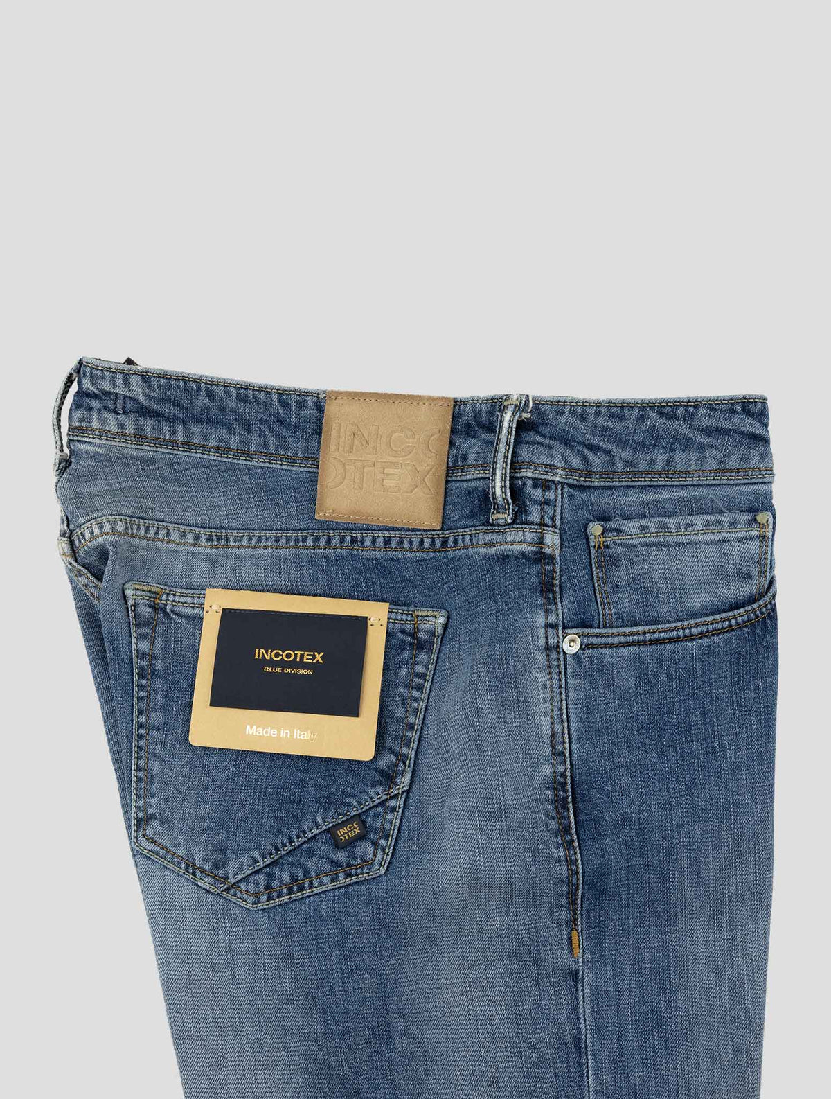 Incotex Blue Cotton Ea Jeans 3
