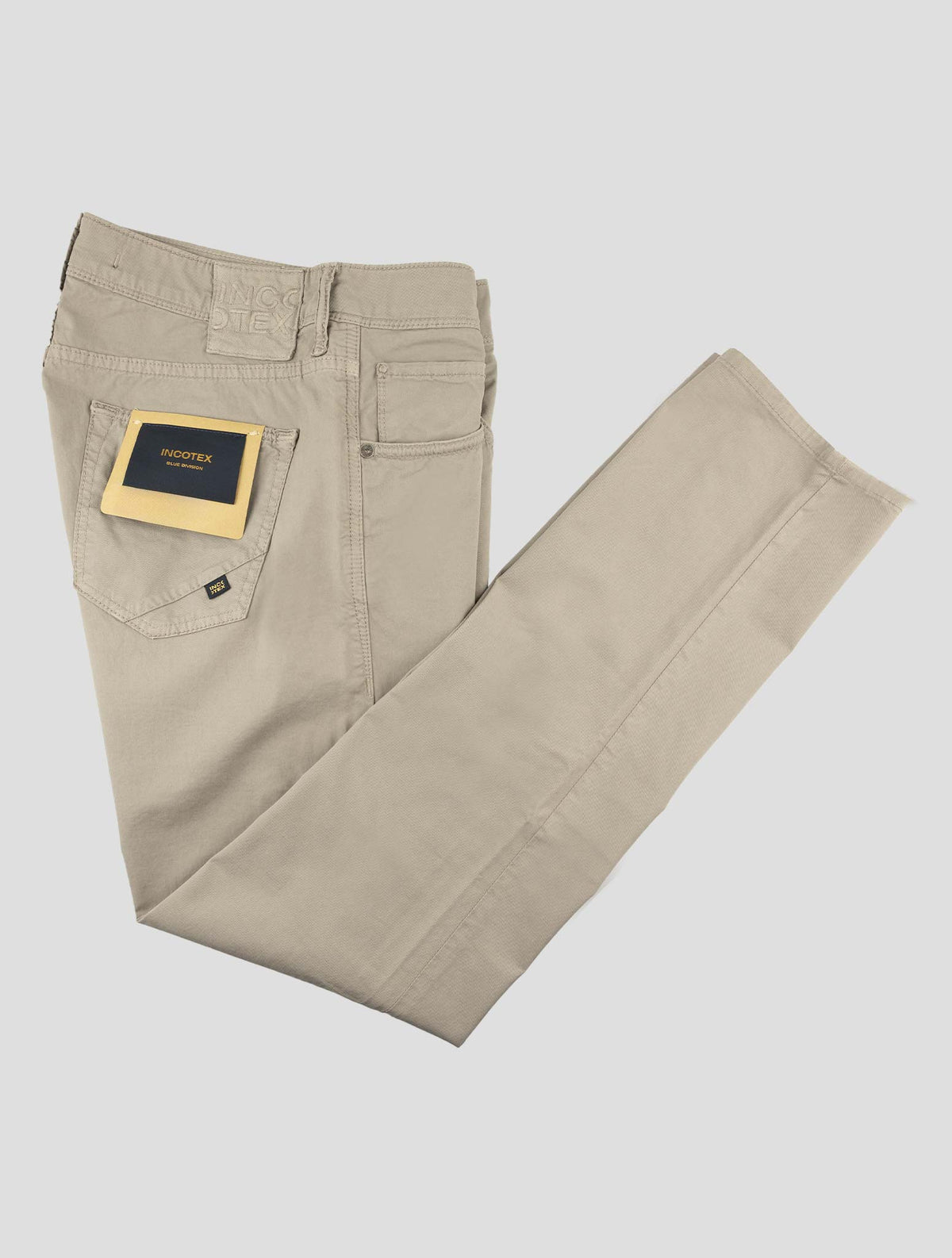 Incotex Gray Lyocell Cotton Ea Jeans 1