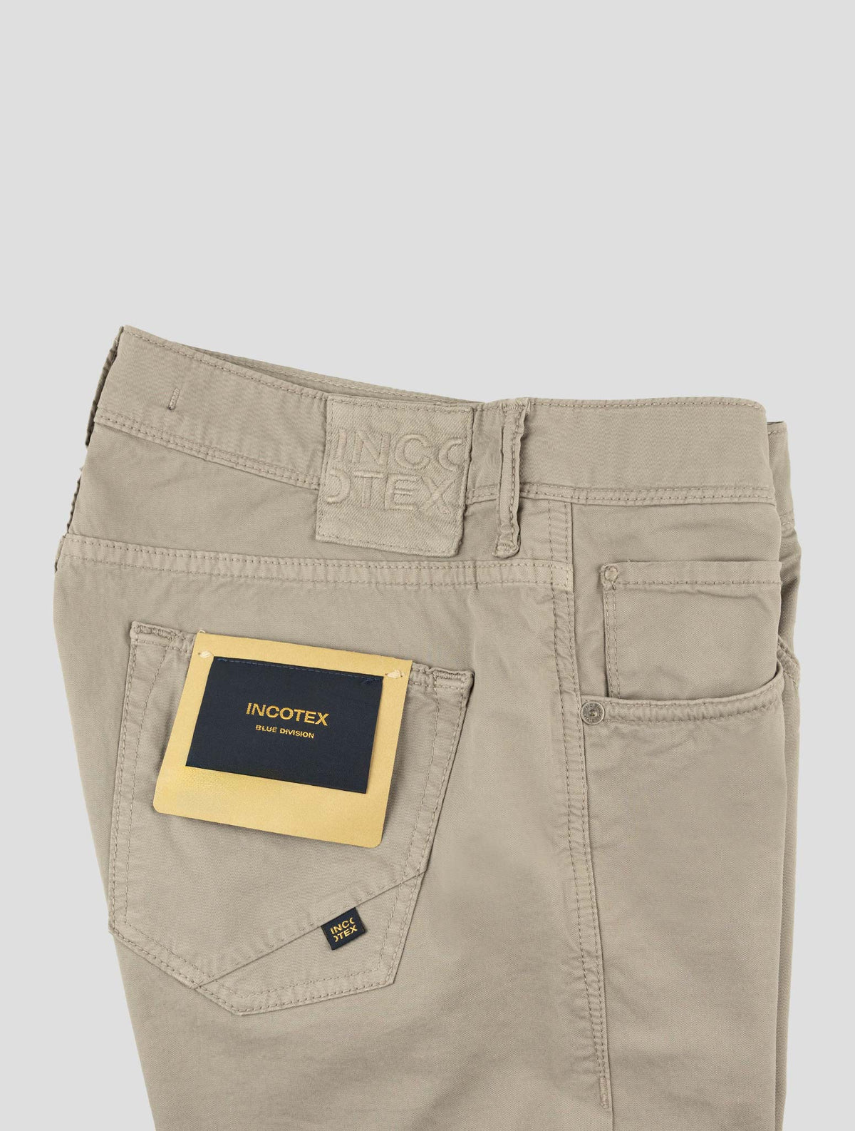 Incotex Gray Lyocell Cotton Ea Jeans 3