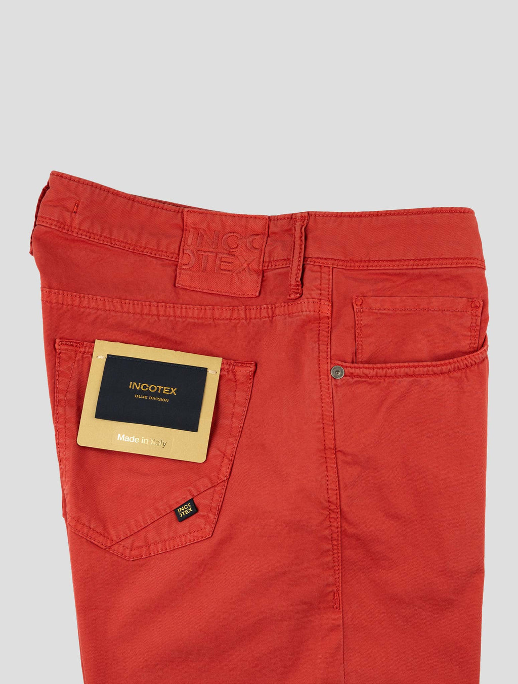 Incotex Red Cotton Ea Jeans 3