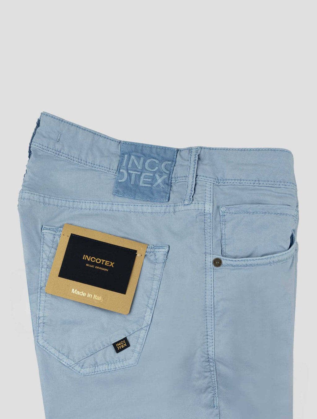 Incotex Light Blue Lyocell Cotton Ea Jeans 3