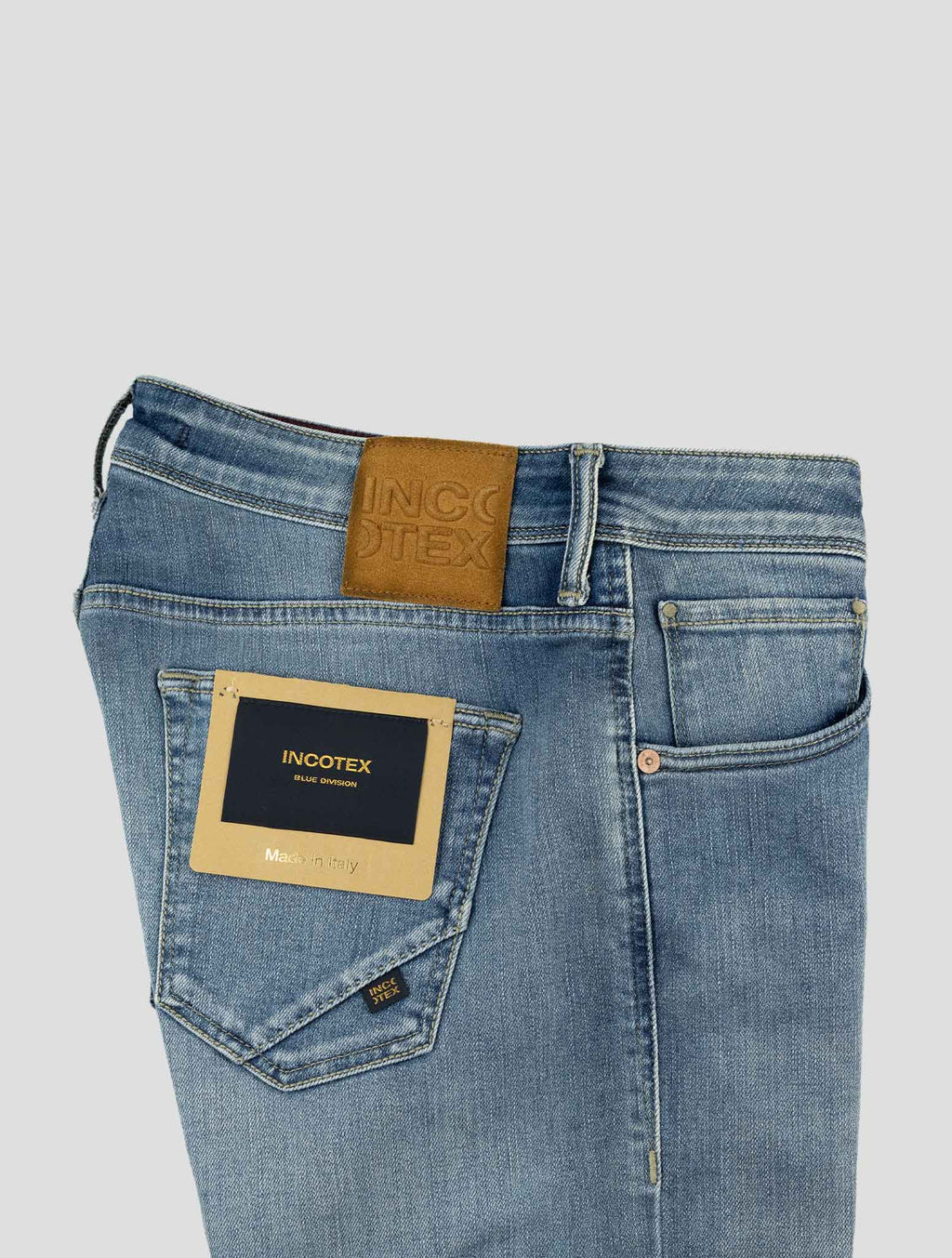Incotex Blue Cotton Ea Jeans 3