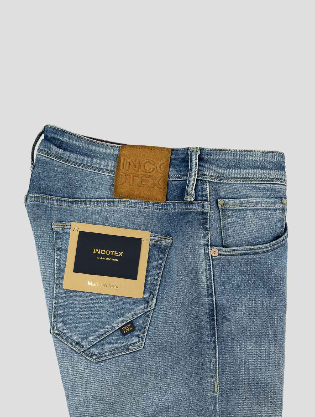 Incotex Blue Cotton Ea Jeans 3